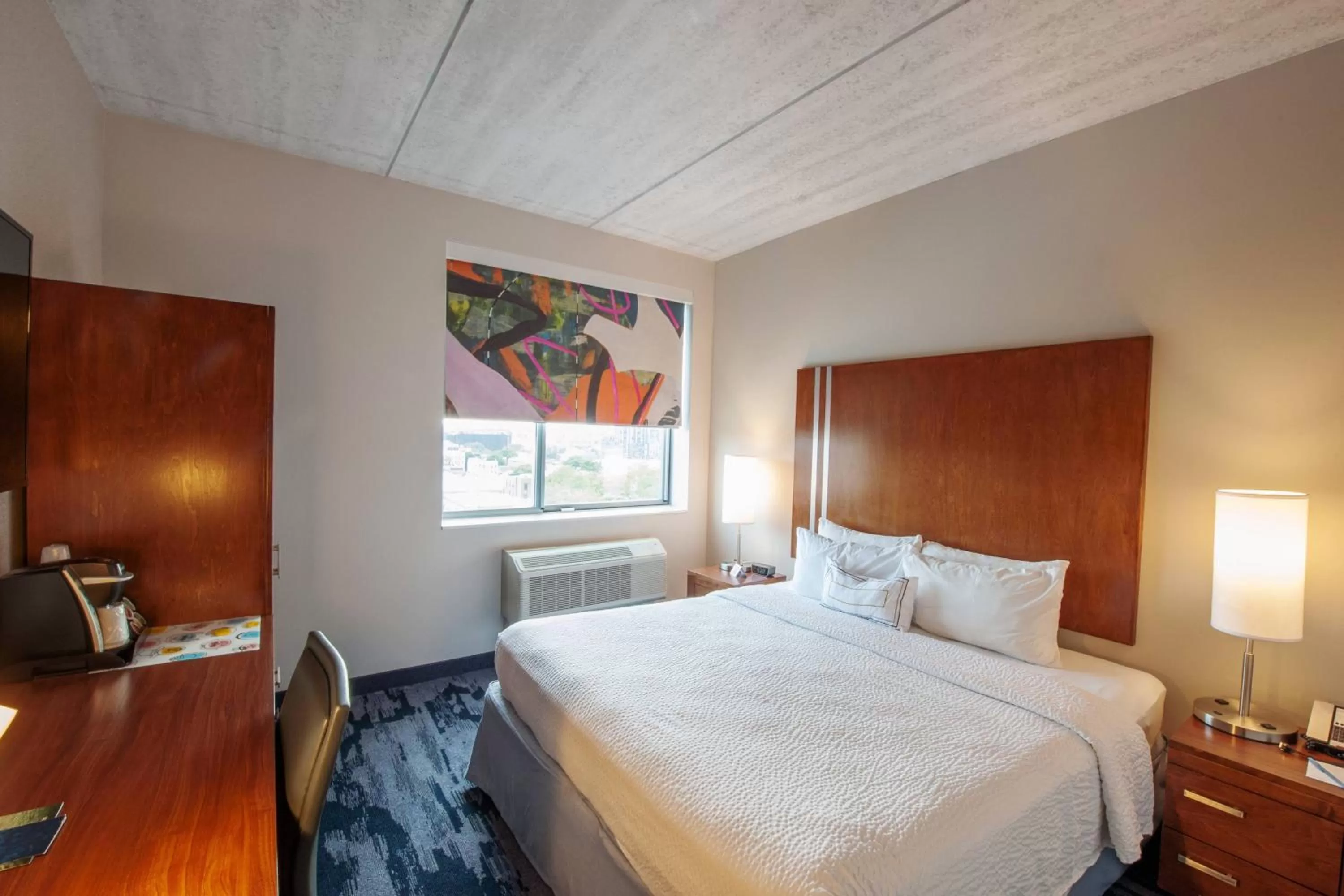 Newly Renovated King Room with Adapted Tub - Mobility and Hearing Accessible in Fairfield Inn & Suites By Marriott New York Brooklyn