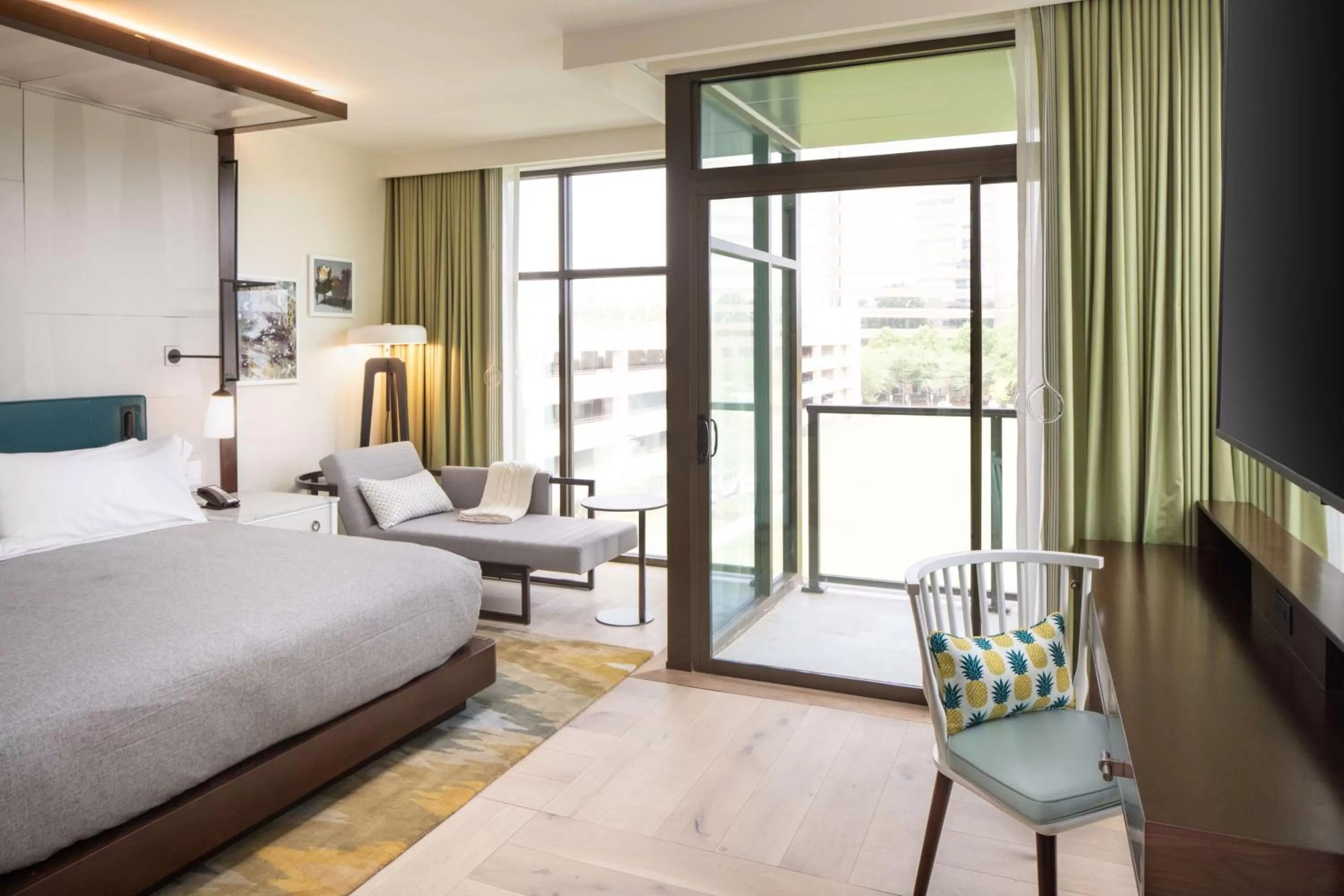 Bedroom, Bed in Canopy By Hilton Charlotte SouthPark