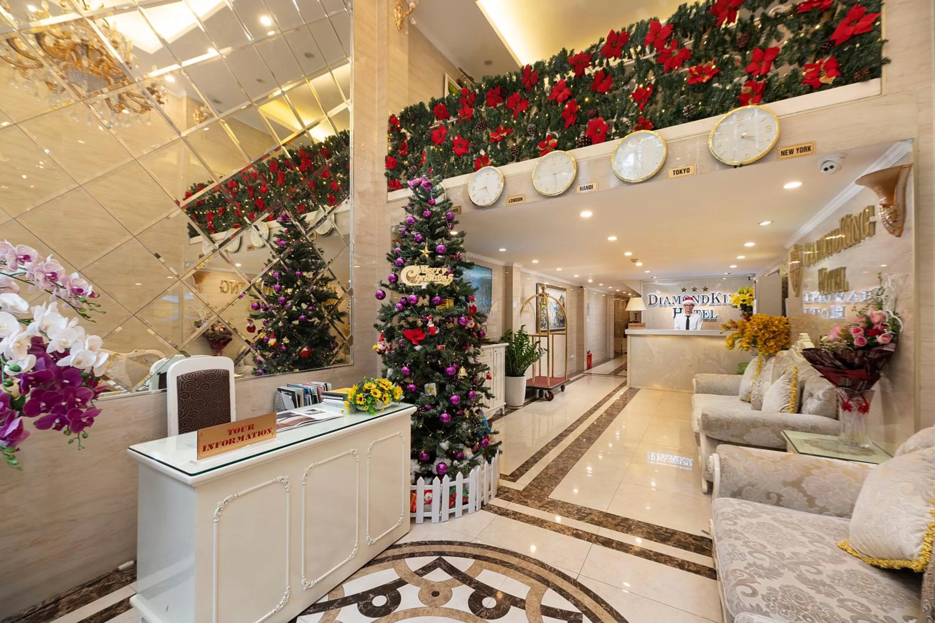 Lobby or reception in Hanoi Diamond King Hotel & Travel