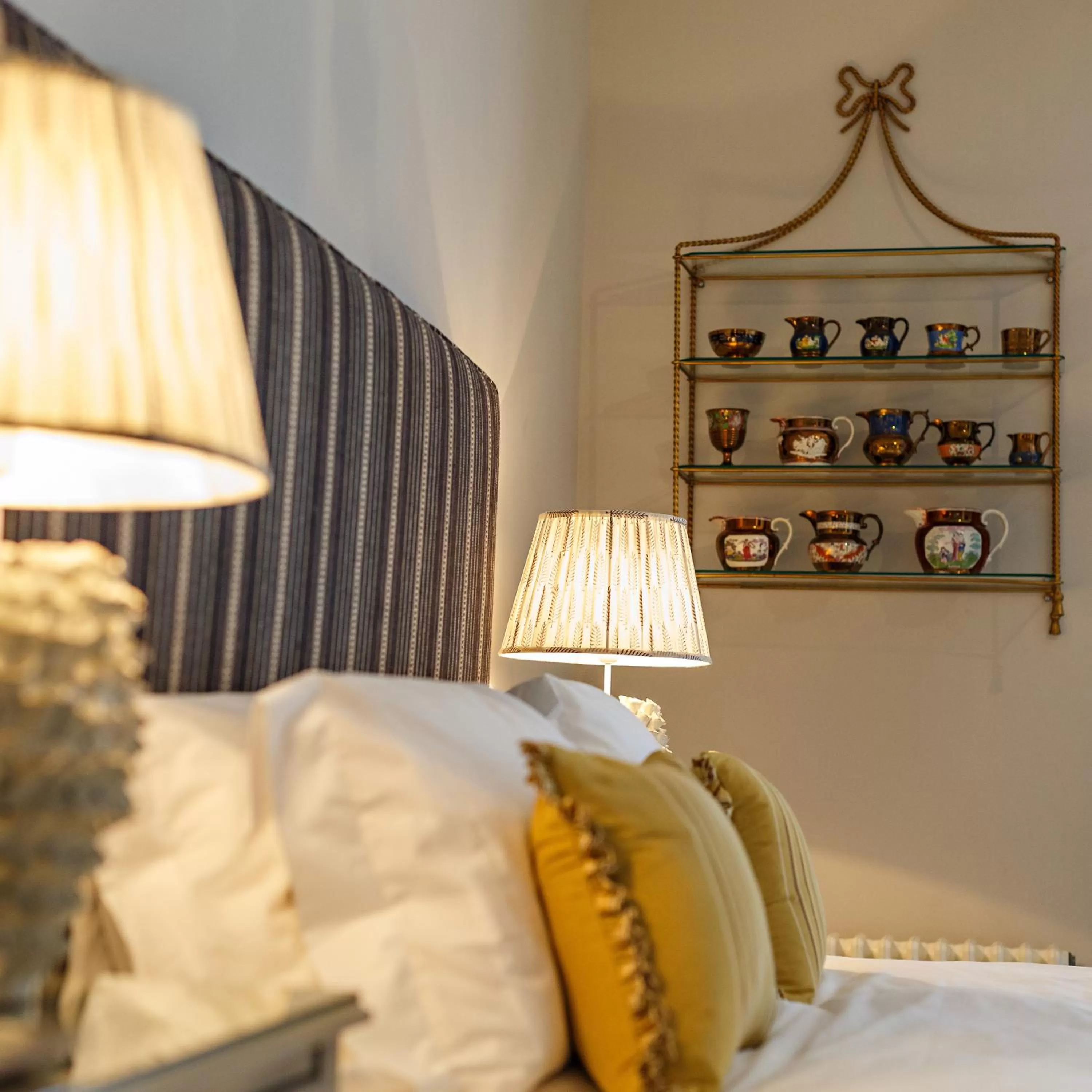 Decorative detail, Bed in The Assembly House in central Norwich