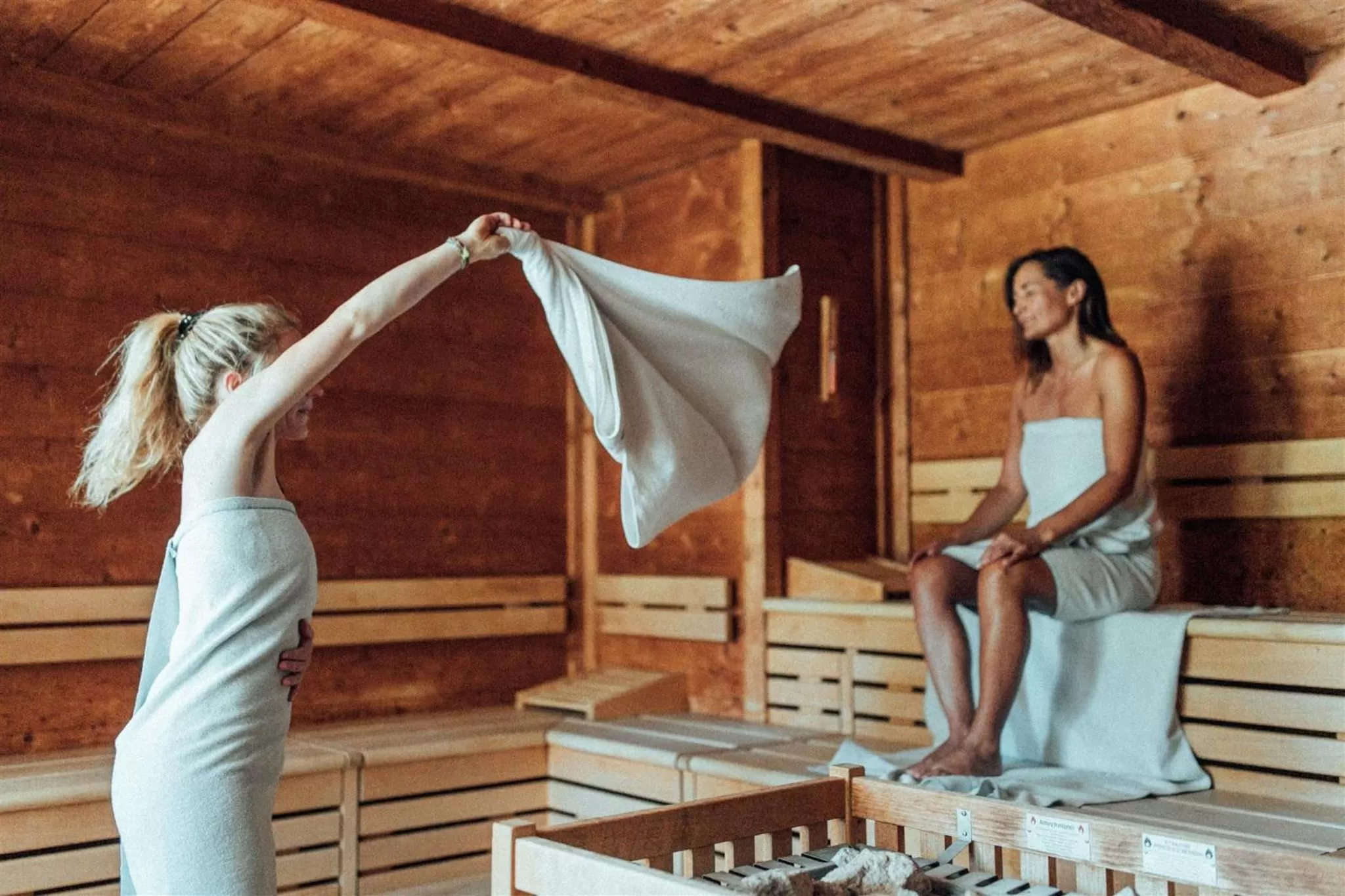 Sauna in Biohotel theiner's garten