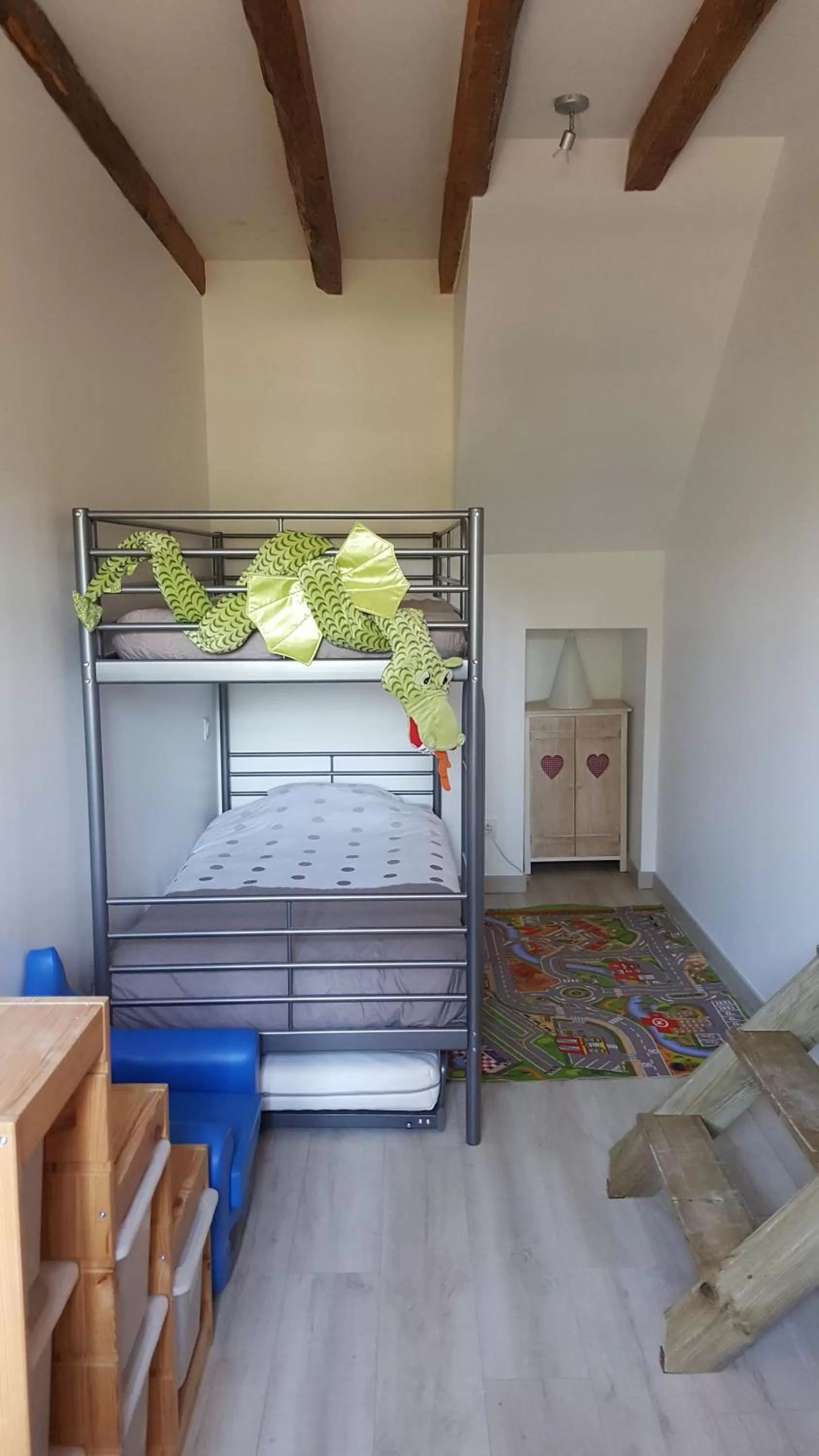 bunk bed, Bed in B&B Des Histoires d'Anges - Côté Jardin - Accueil Vélo