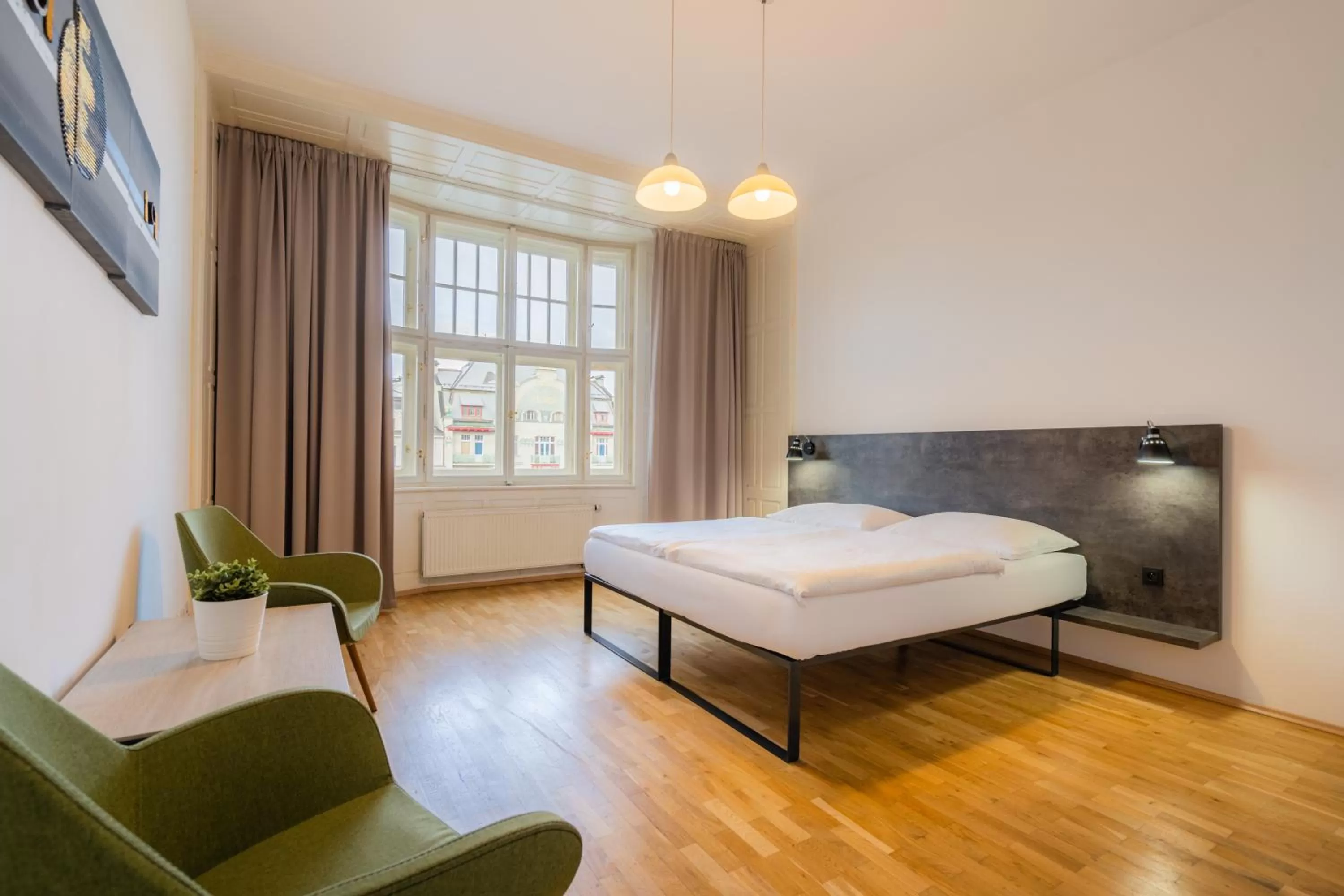 Photo of the whole room, Bed in EA ApartHotel Melantrich