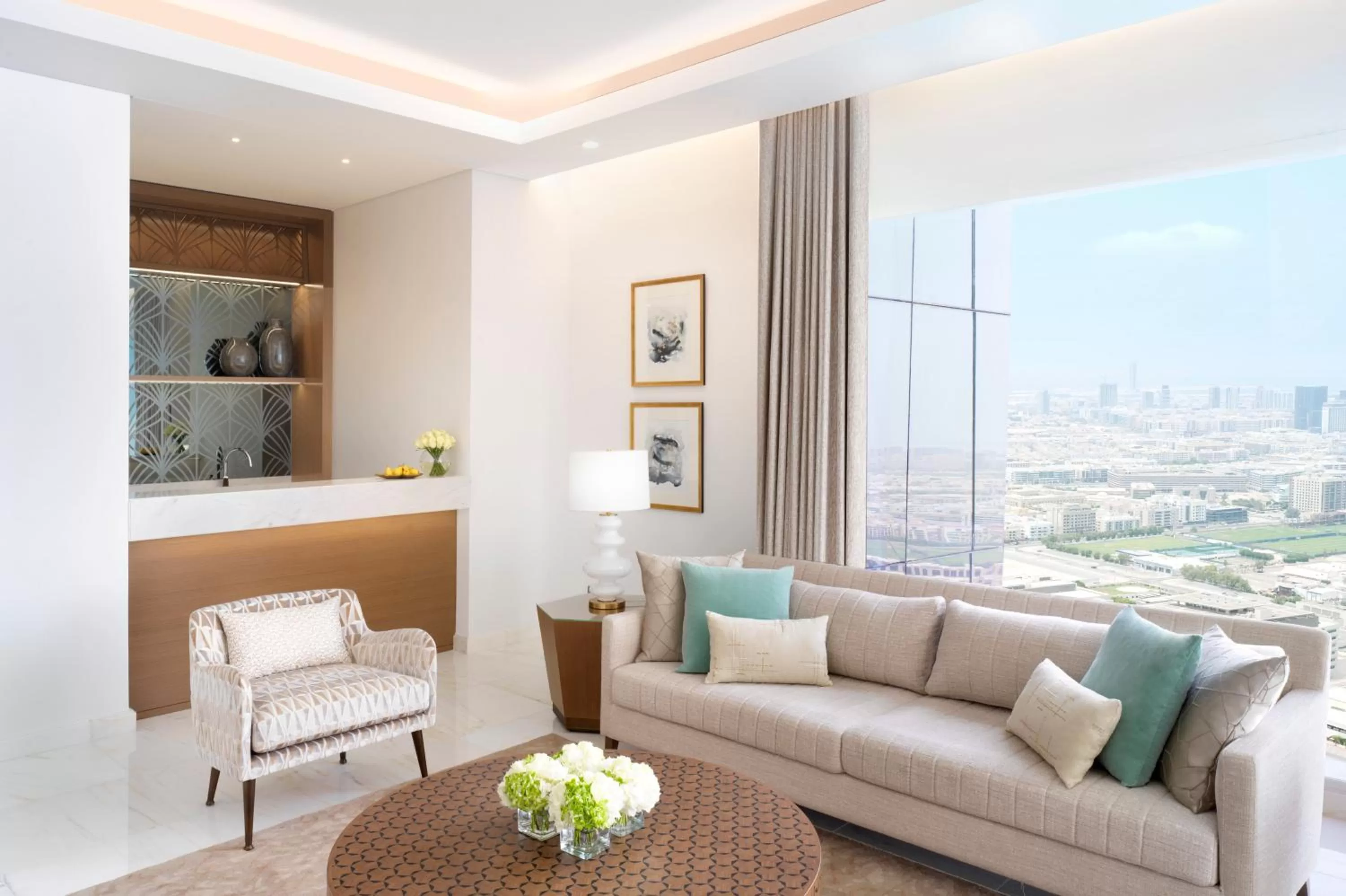 Living room in Sofitel Dubai The Obelisk