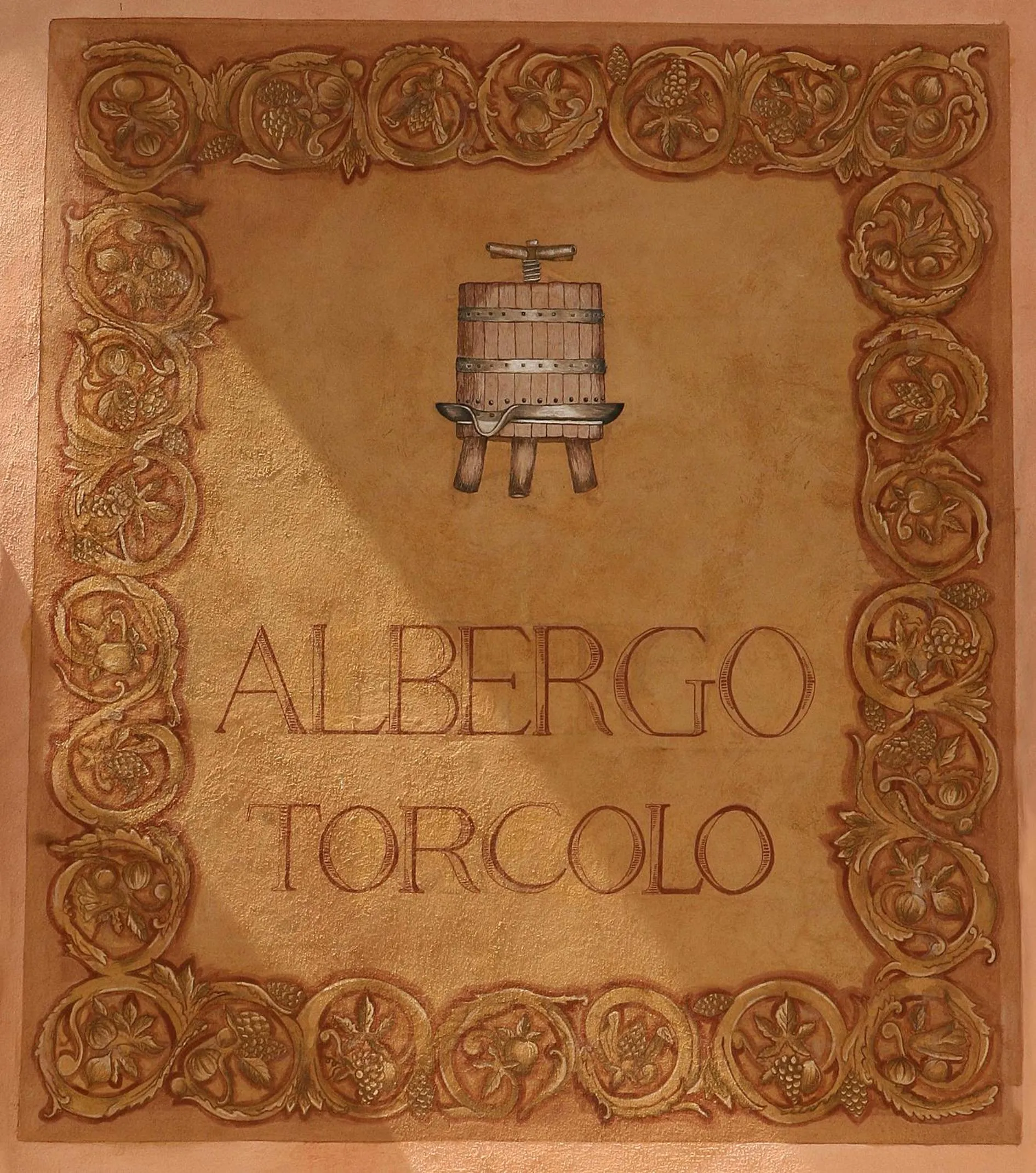 Logo/Certificate/Sign in Hotel Torcolo "Residenze del Cuore"