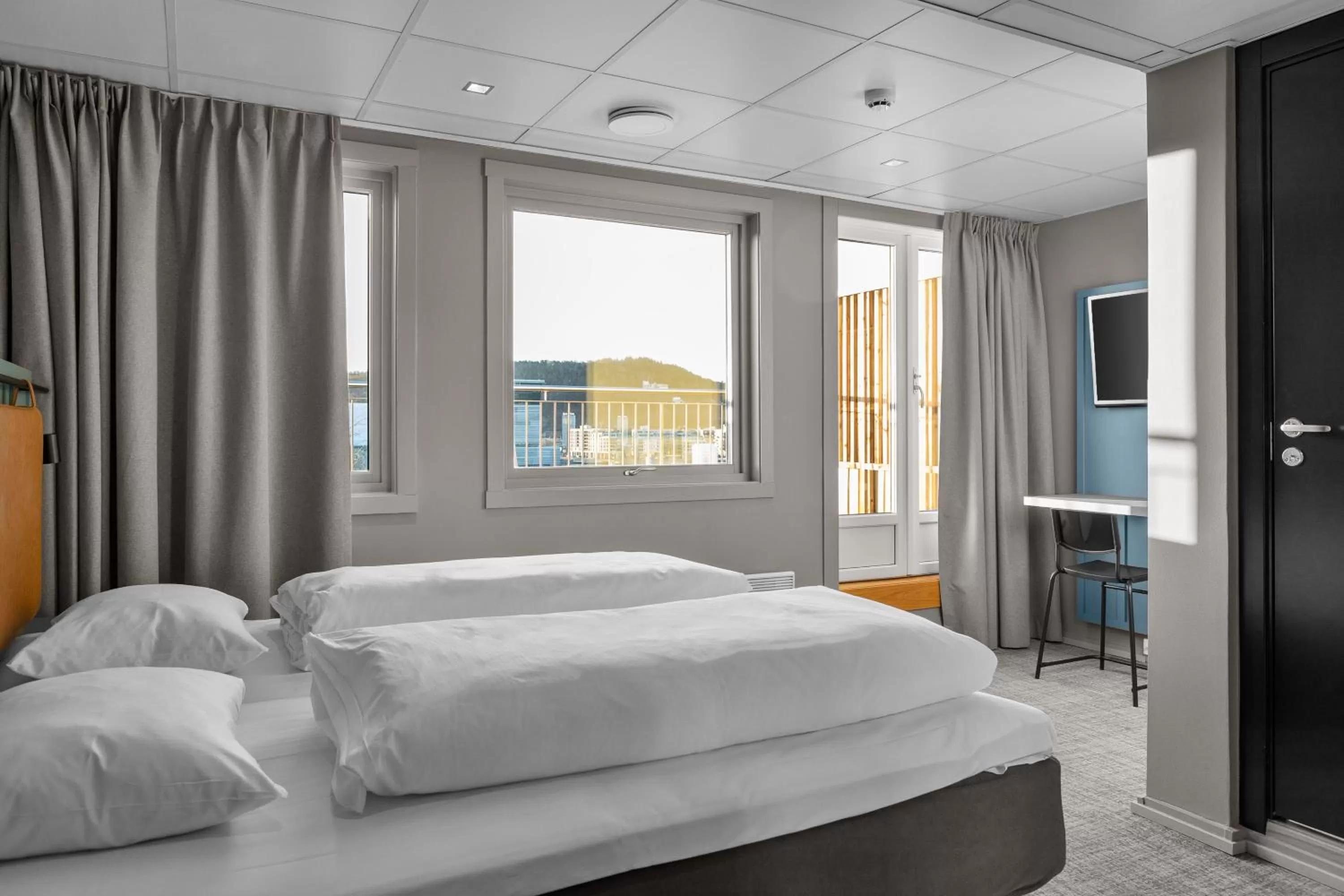 Bedroom, Bed in Comfort Hotel Børsparken