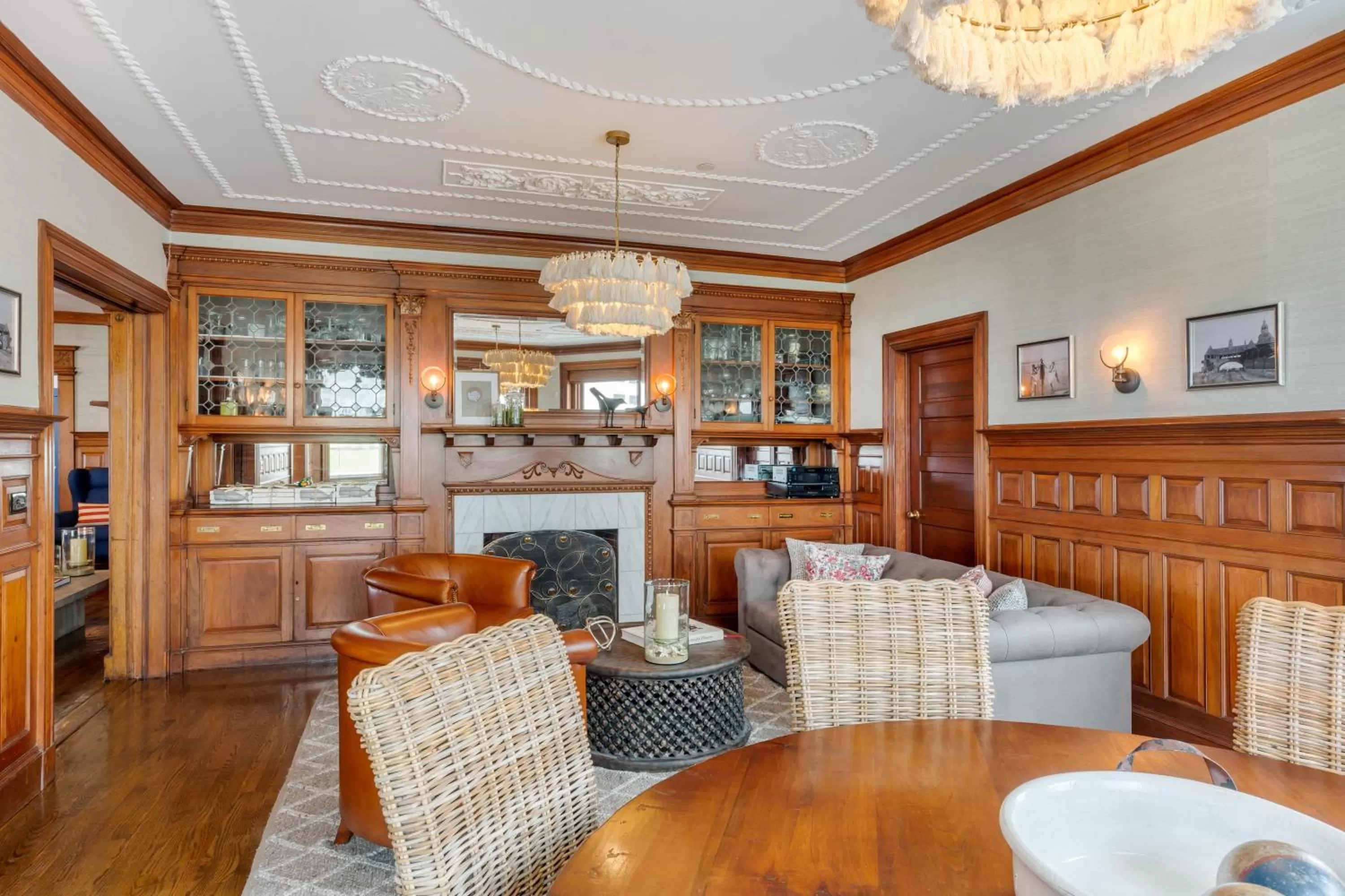 Living room in The Shore House