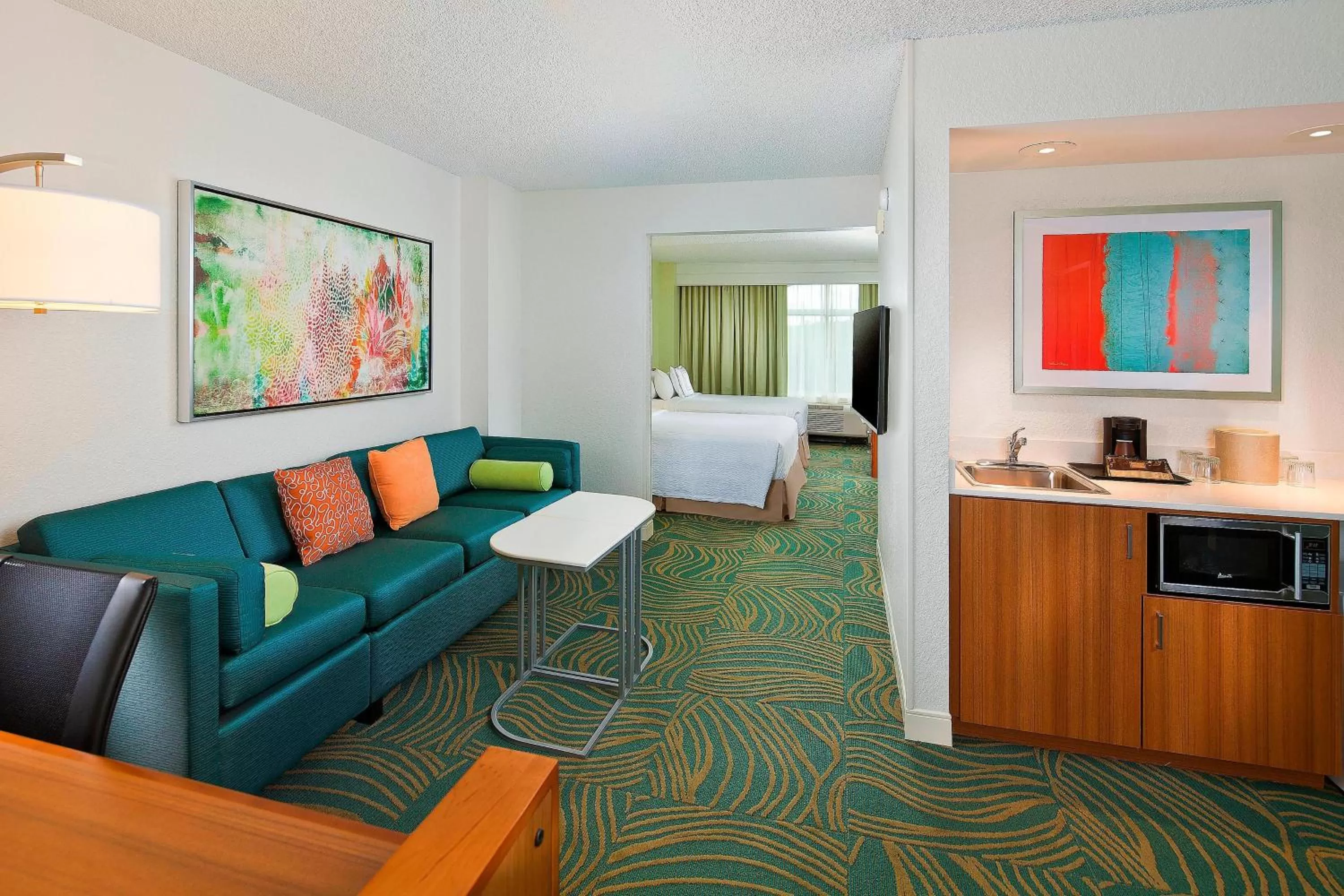 Photo of the whole room in SpringHill Suites by Marriott Orlando Lake Buena Vista in Marriott Village
