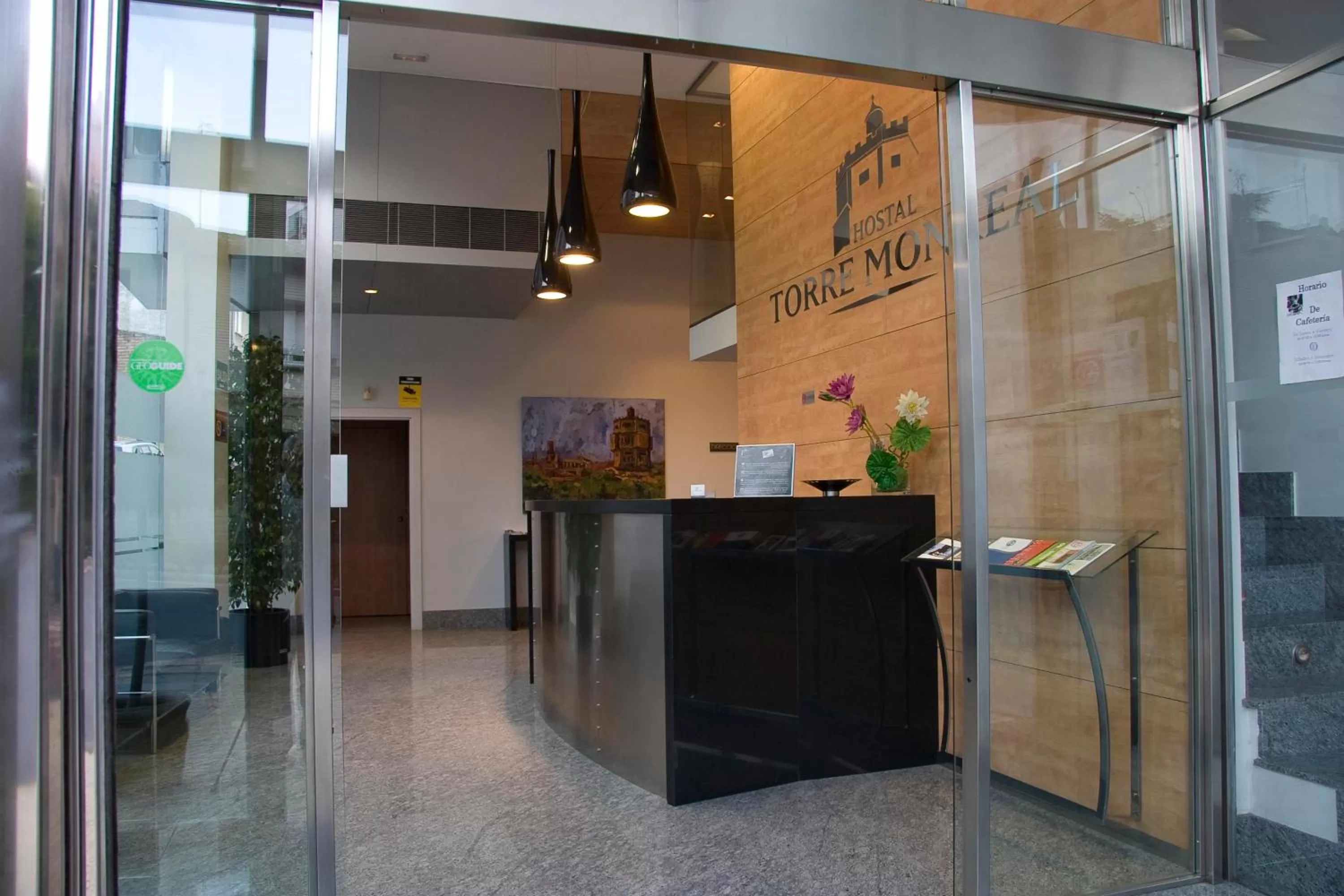 Lobby or reception in Hotel Torre Monreal