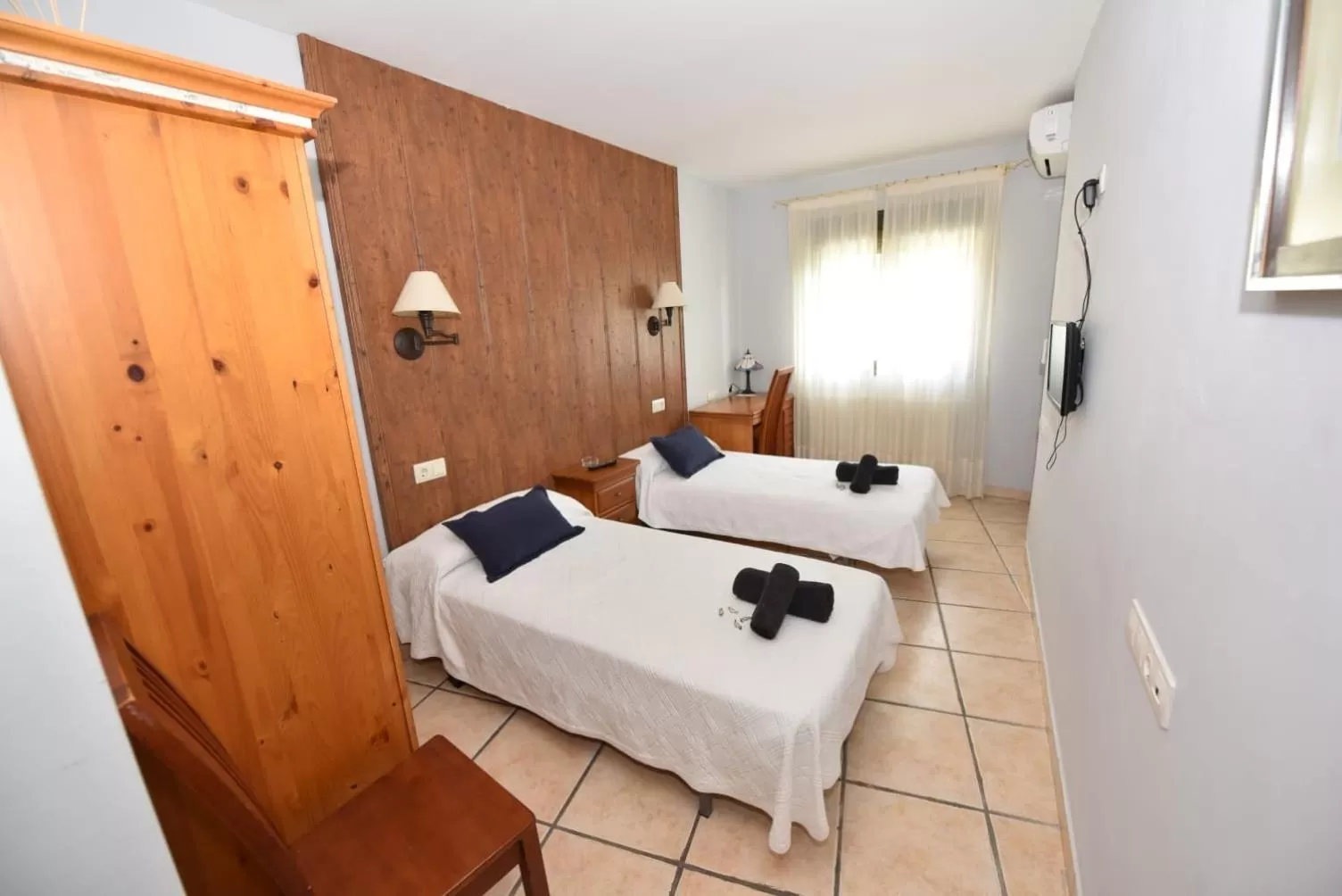 Bed in Hotel Rural el Castillo