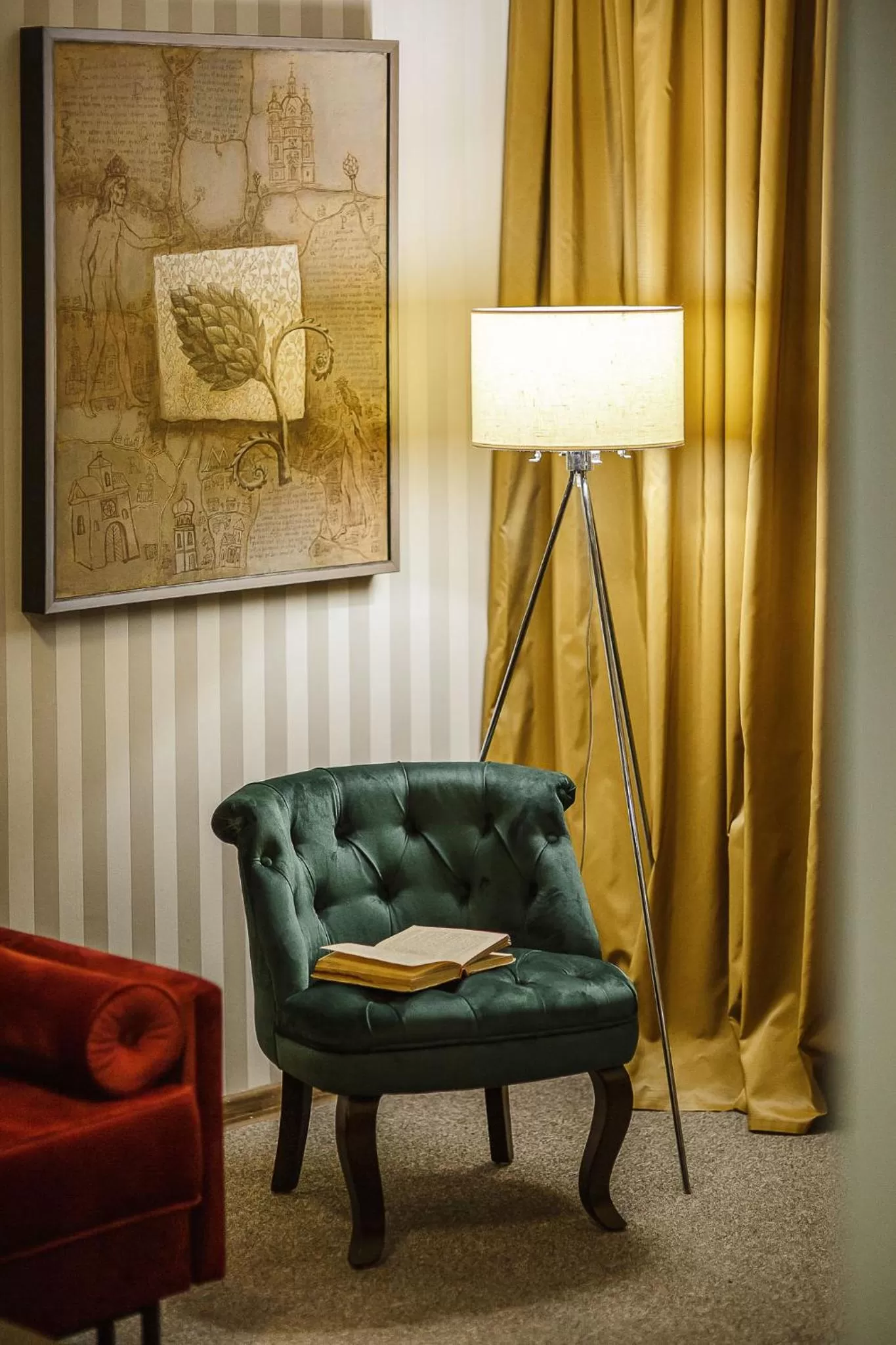 Living room in Old Town Hotel Bohema, Klaipėda