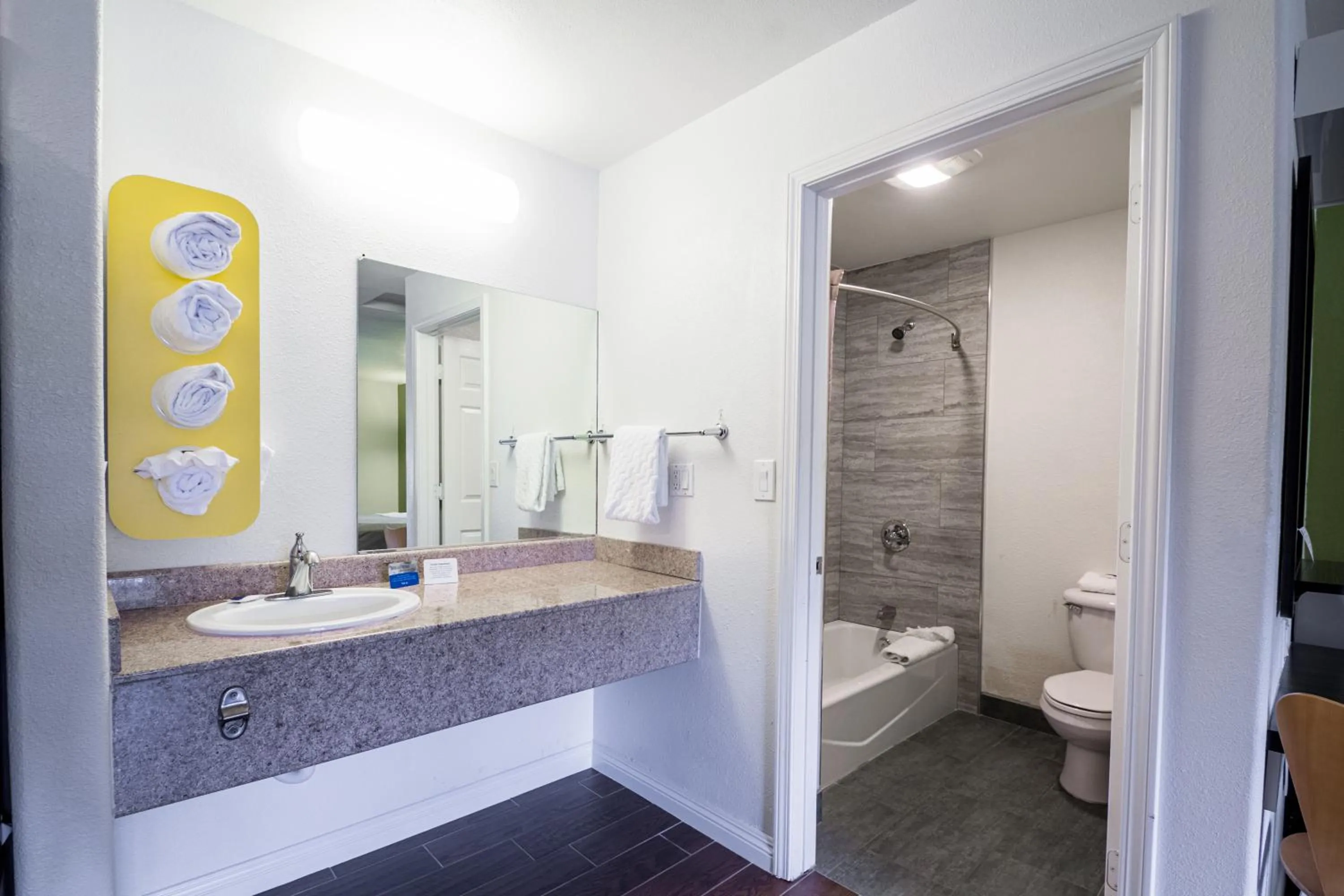 Bathroom in Motel 6 - Downtown Monterey