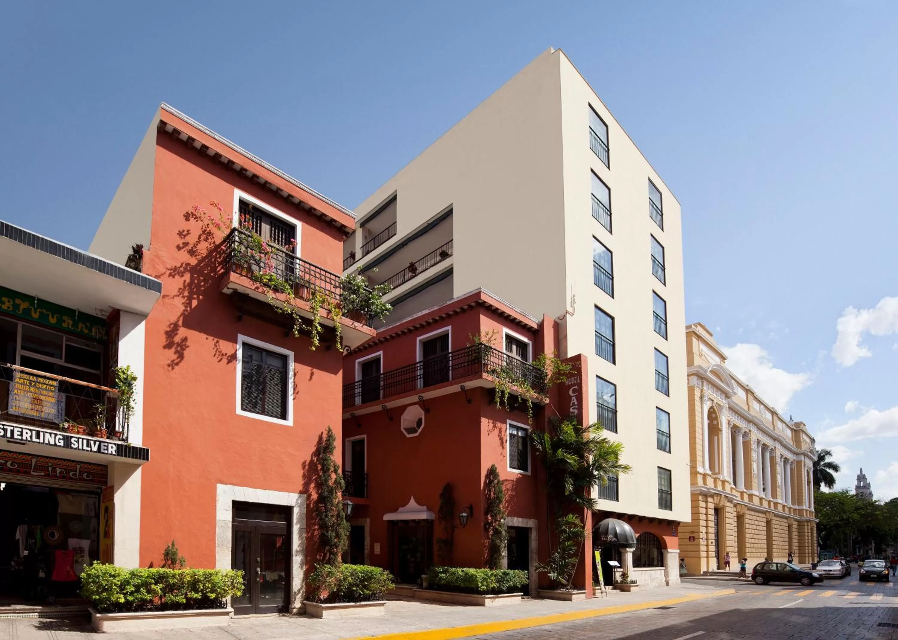 Facade/entrance in Casa del Balam Merida