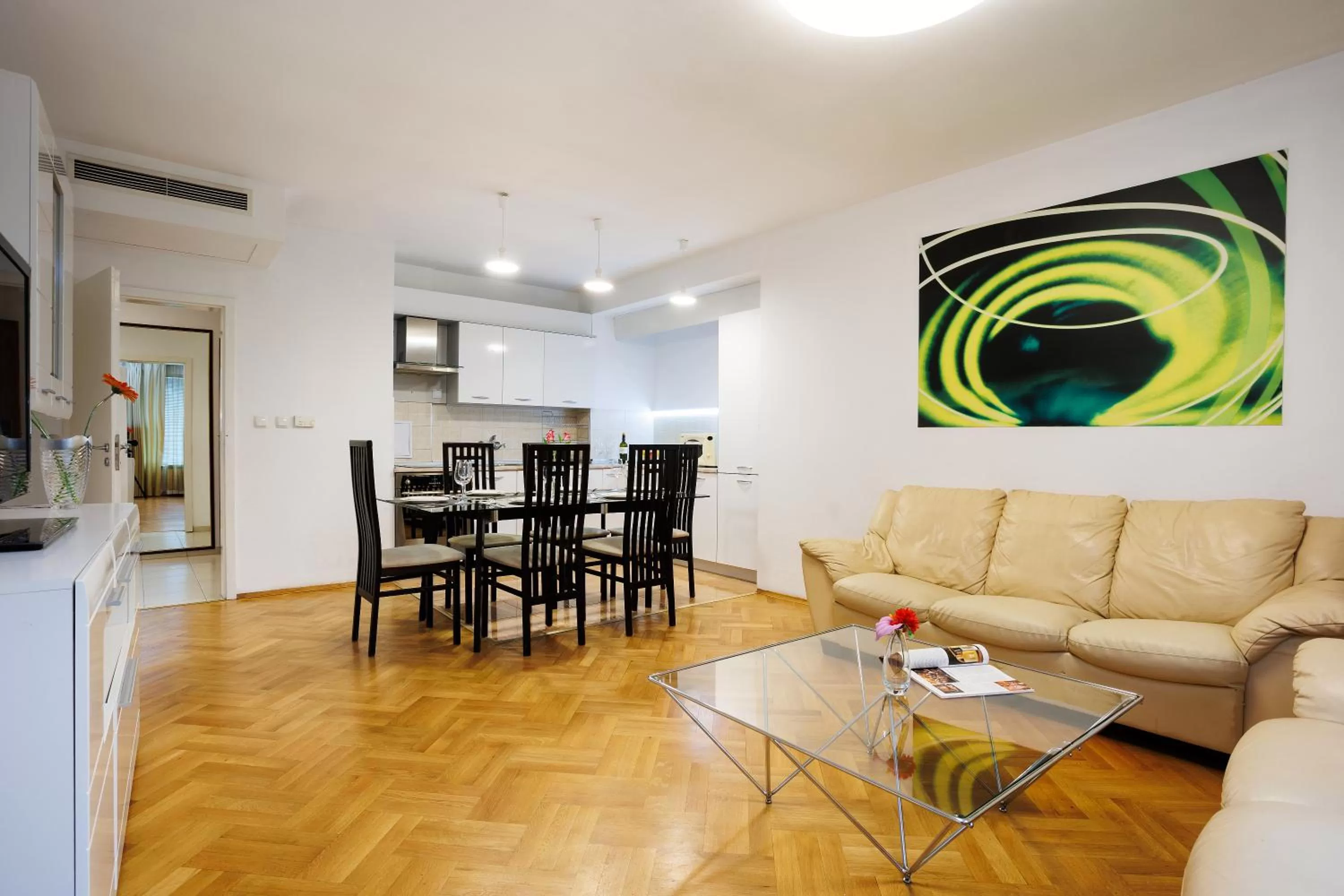 Kitchen or kitchenette in Europe Hotel