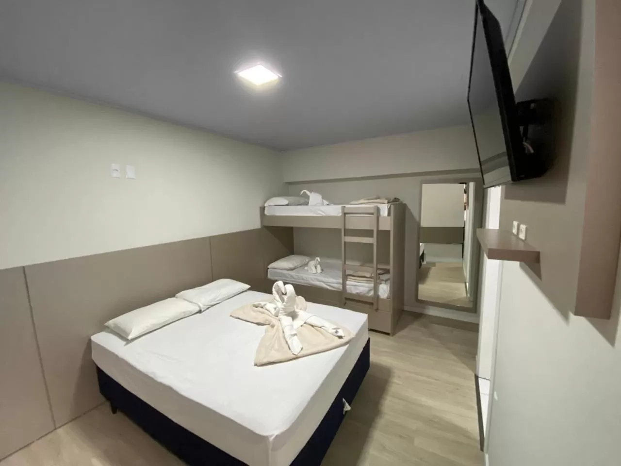 Bed in Pousada Caminho Dos Sonhos