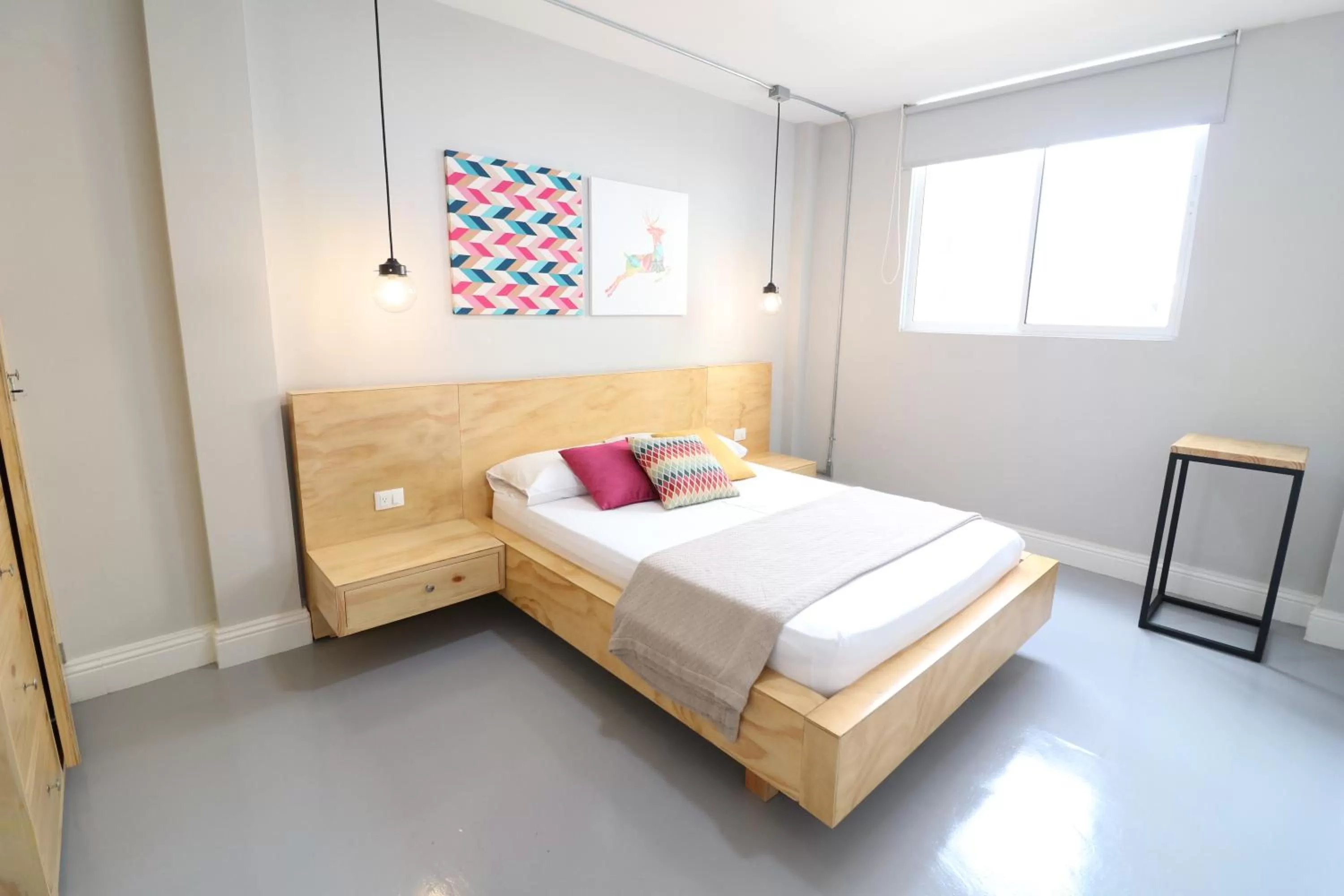 Bedroom, Bed in 554 Apartments