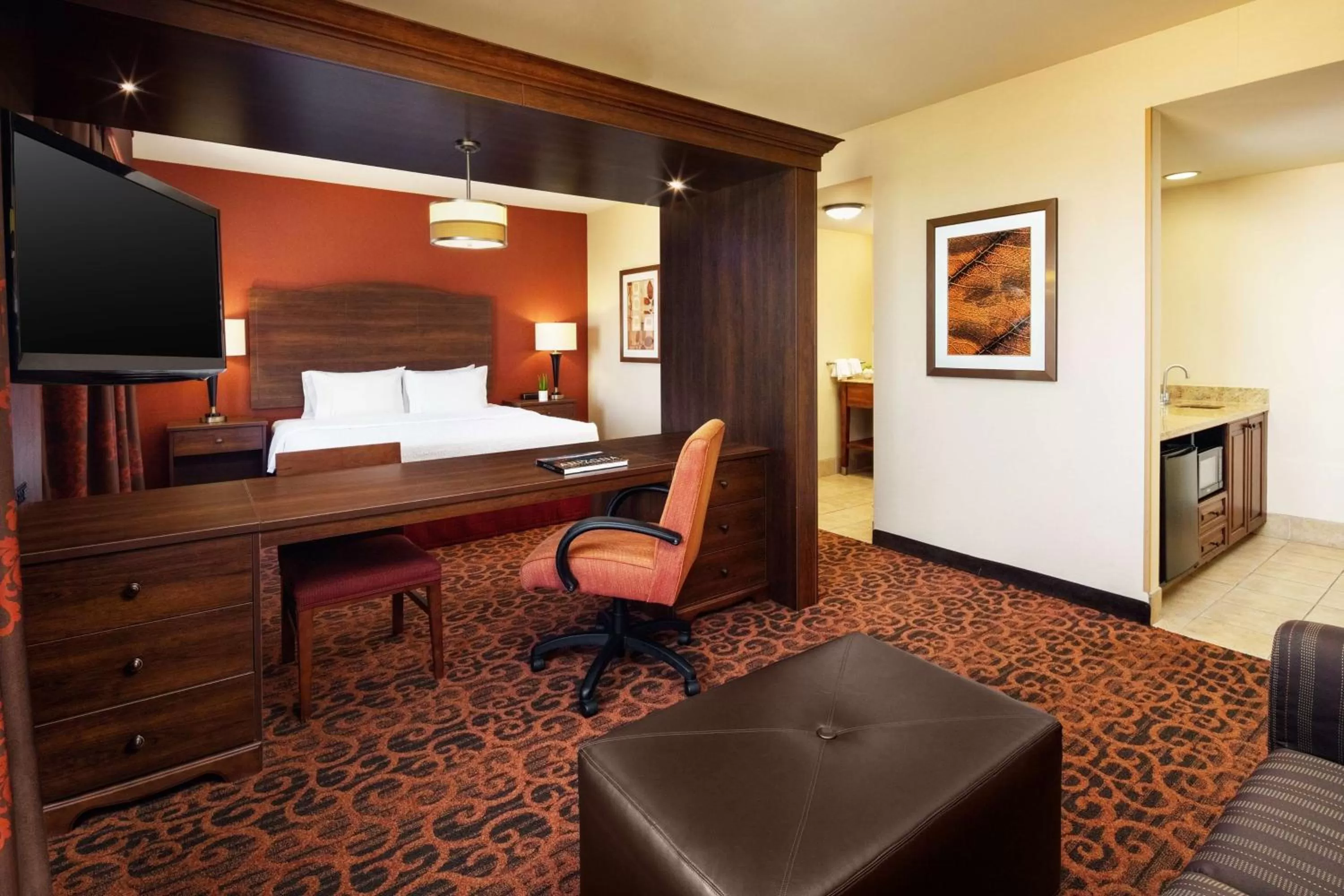 Bedroom, Bed in Hampton Inn & Suites Scottsdale at Talking Stick