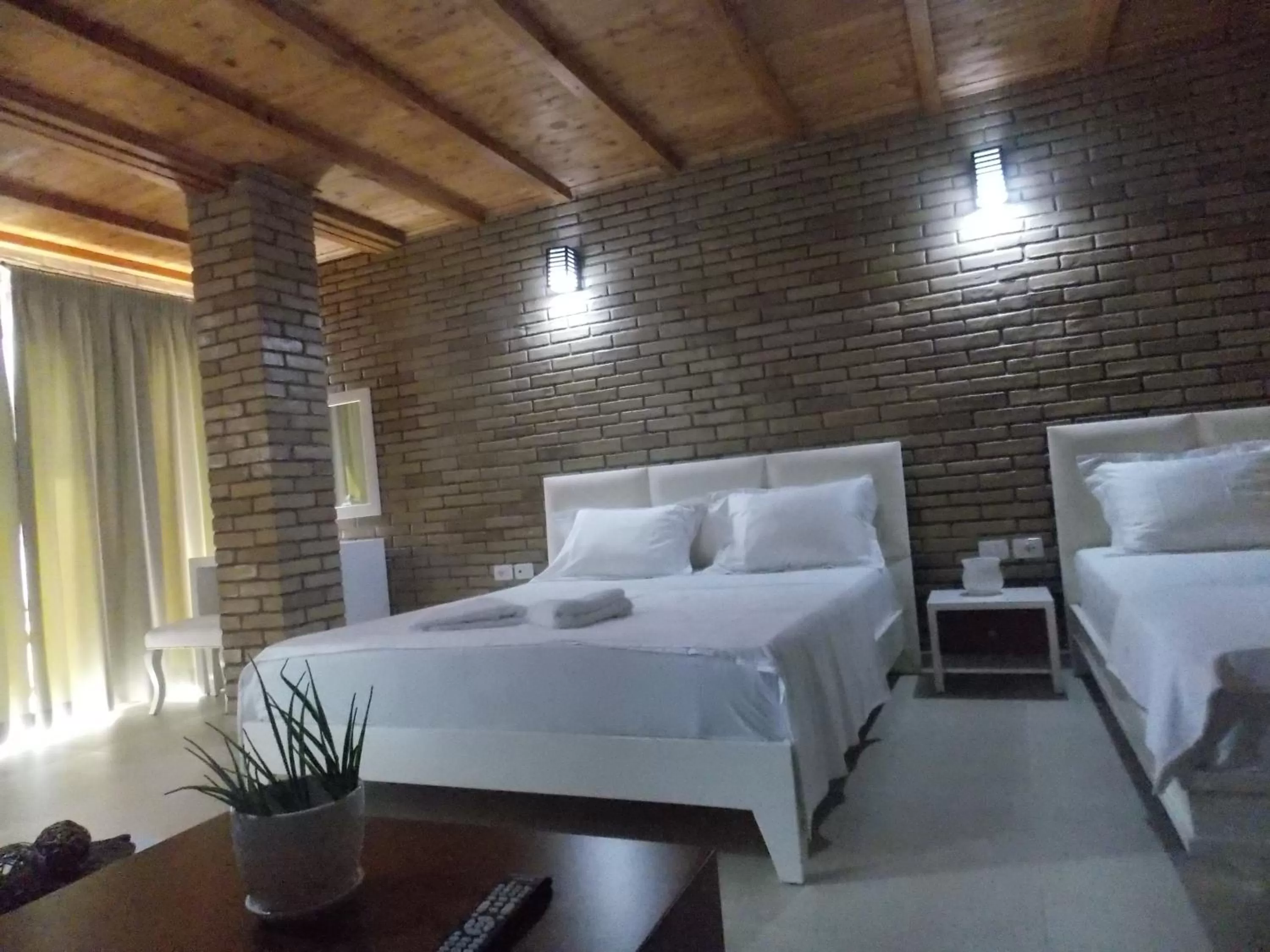 Bed in Hotel Piccolino