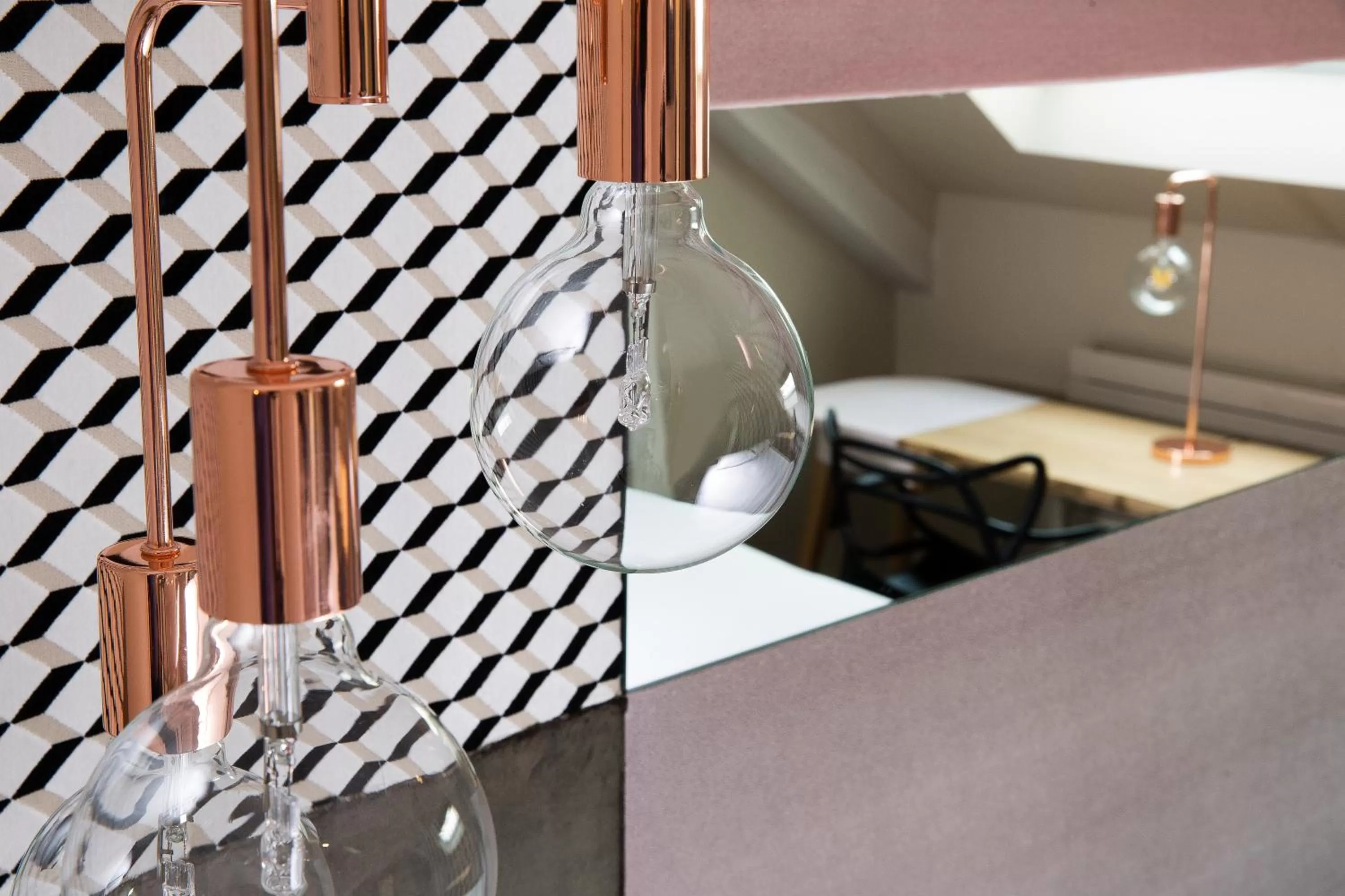 Bedroom in Hotel Duette Paris