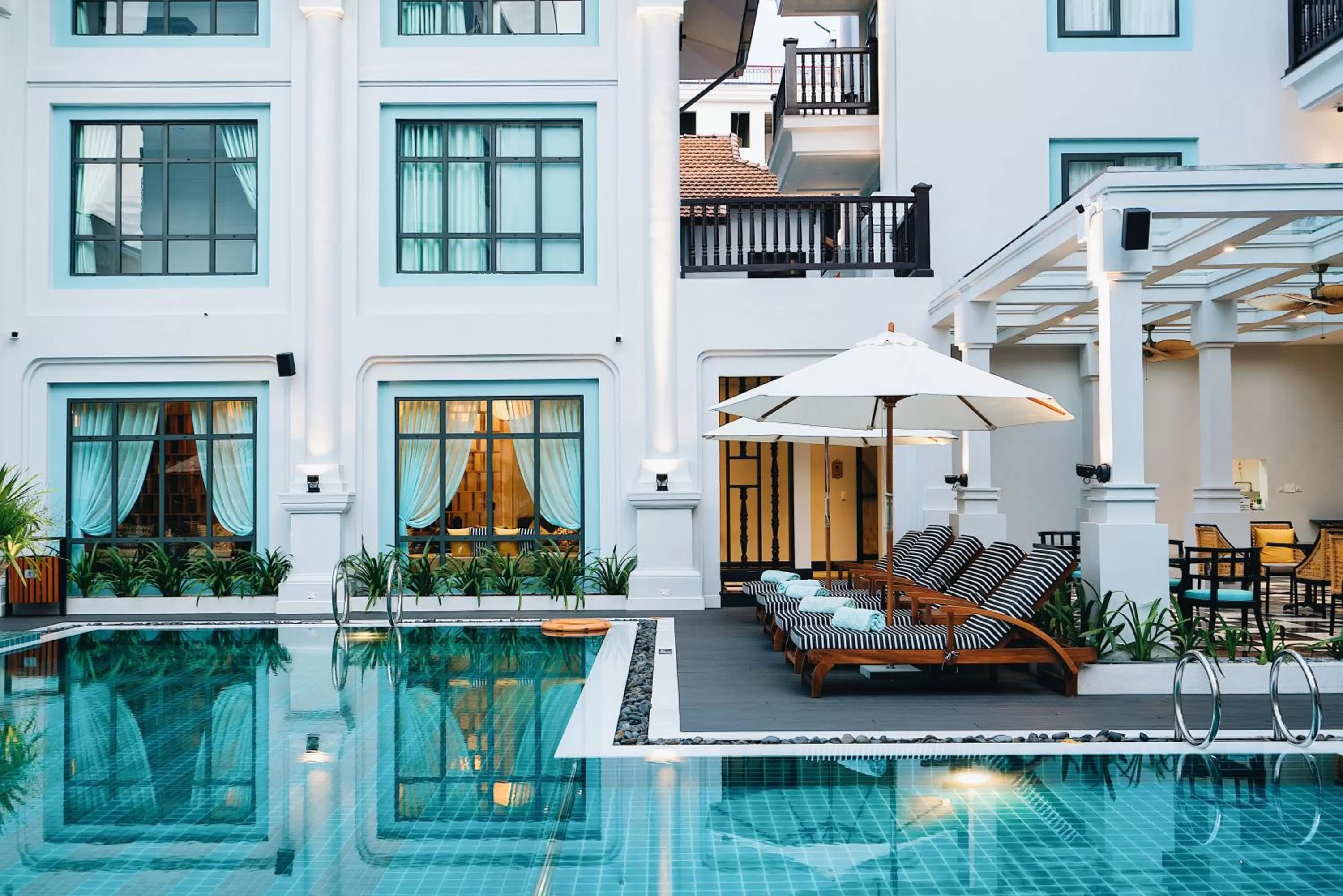 Swimming pool in Anio Boutique Hotel Hoian