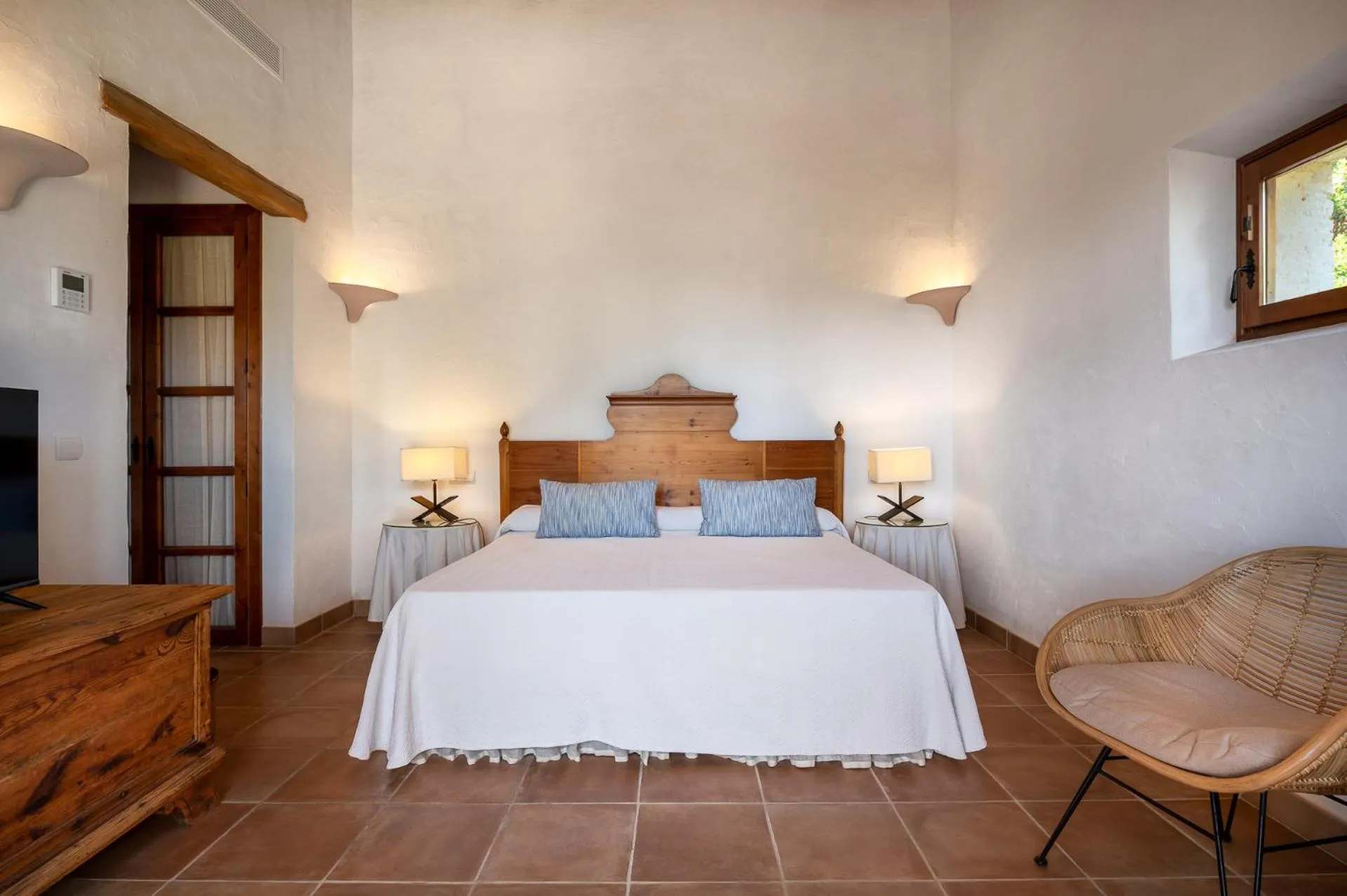 Bed in Agroturismo Son Siurana