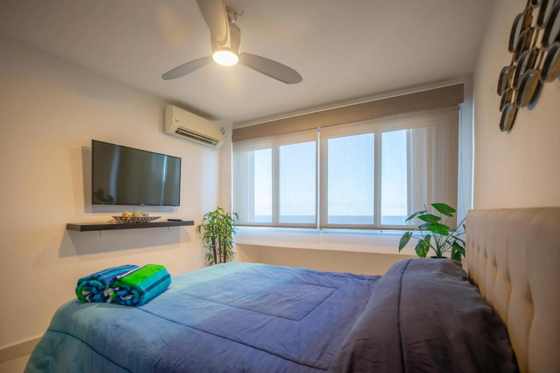 Bedroom, Bed in Beachfront Penthouses by LivIN Cancun
