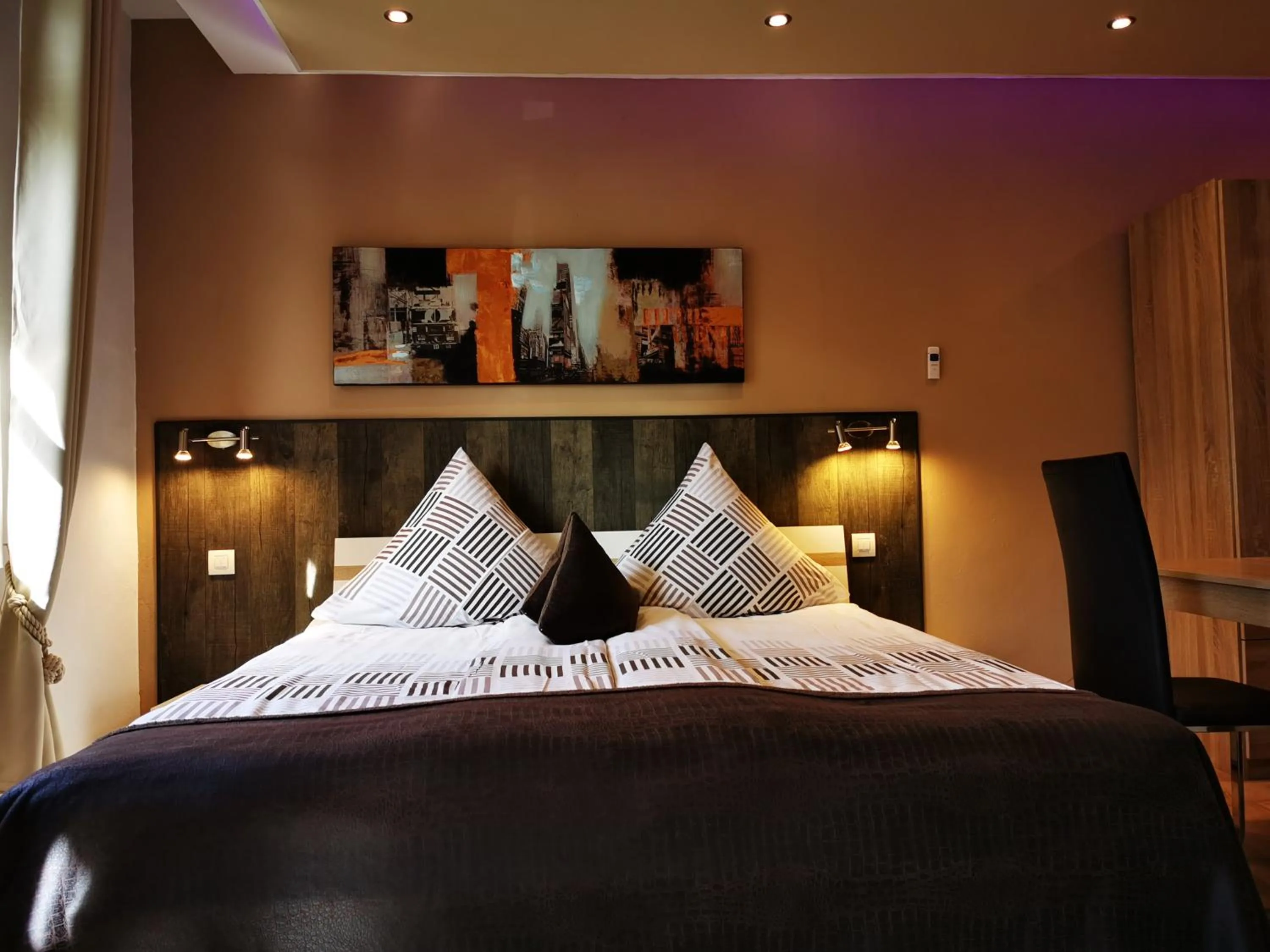 Photo of the whole room, Bed in Apartmenthaus Wertheim