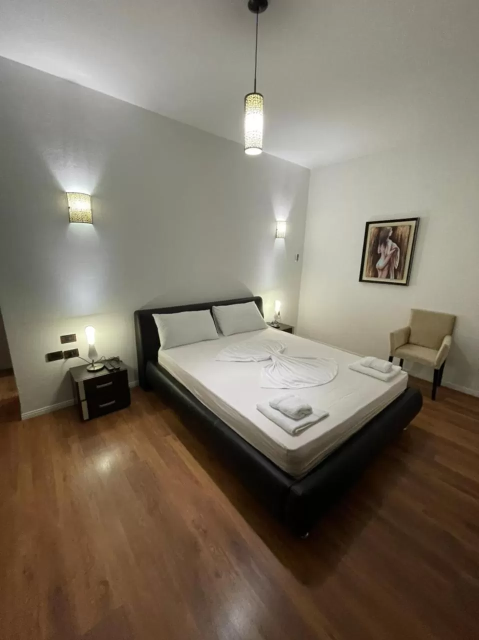 Bed in Hotel Ambasador