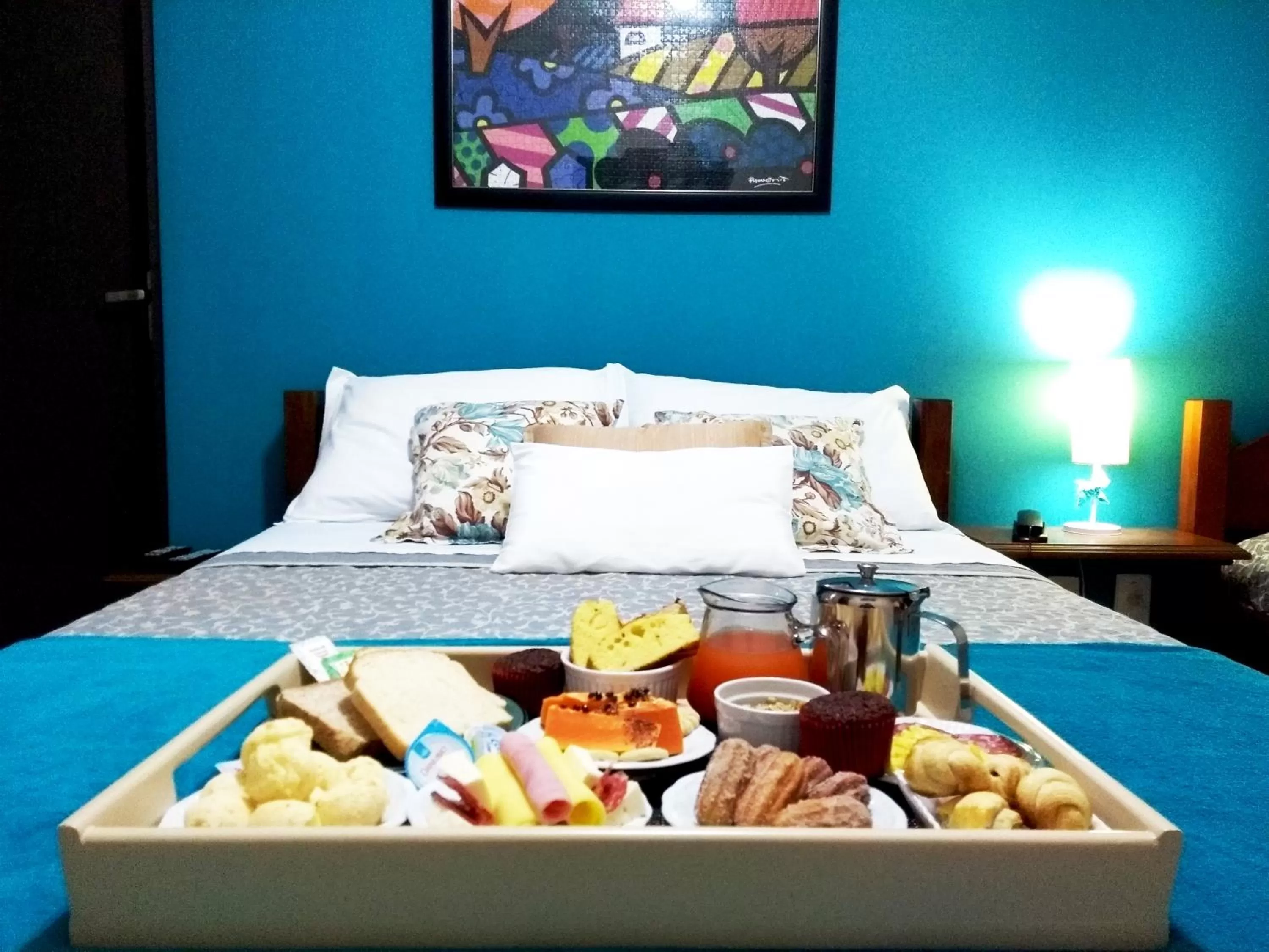 Breakfast, Bed in Pousada Canasvieiras