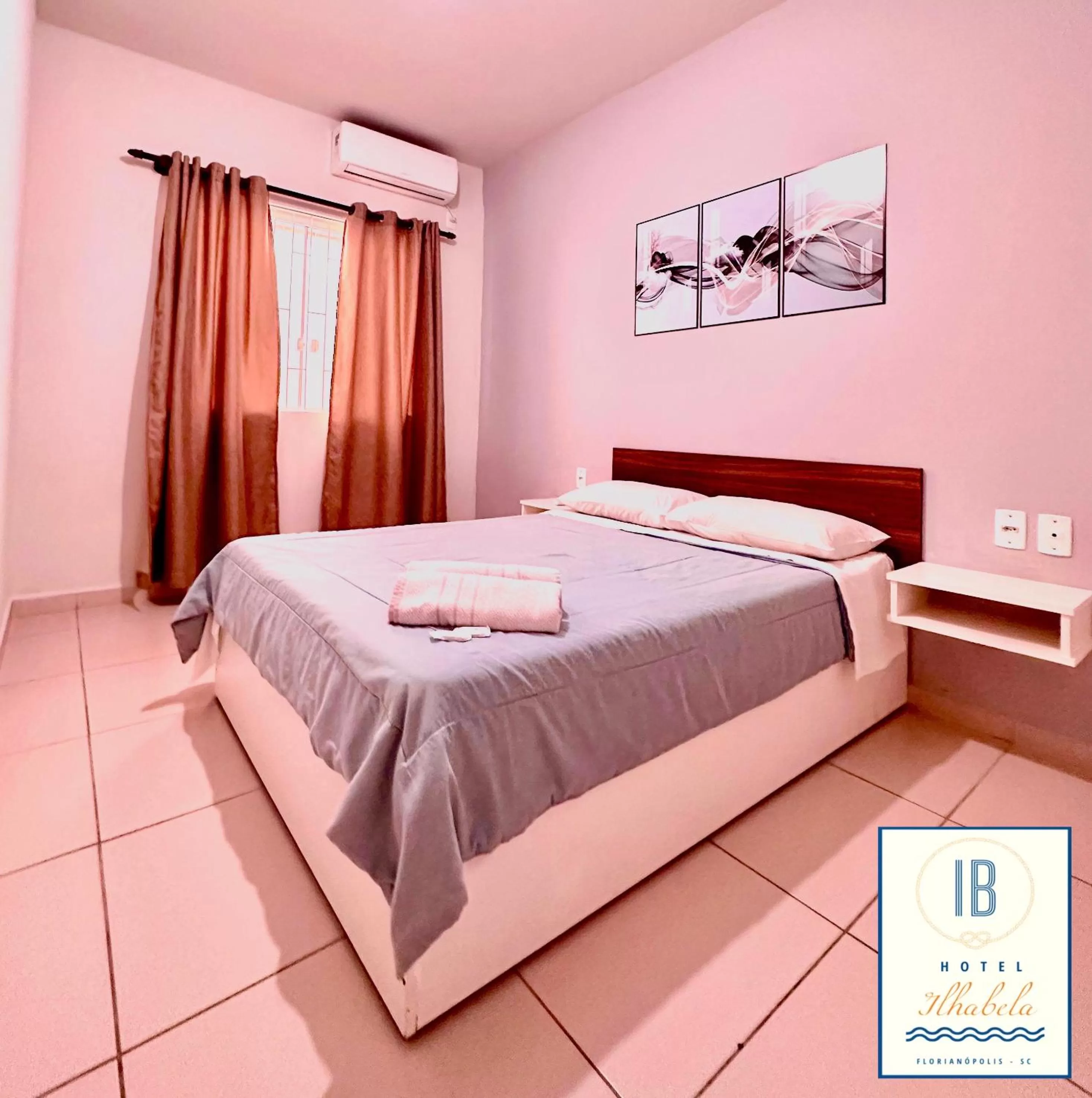 Bed in Hotel Residencial Ilhabela