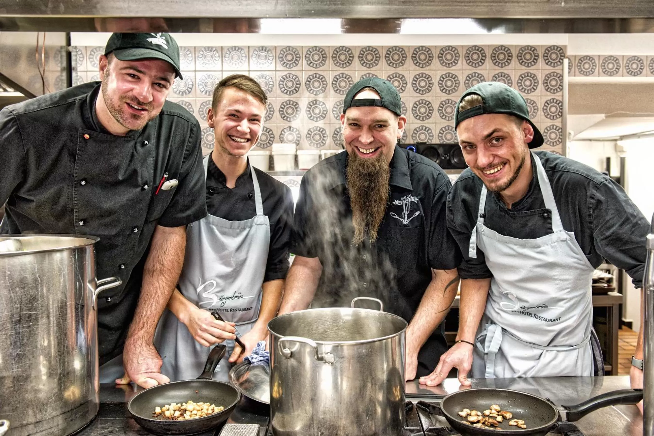 Family in Bürgerbräu