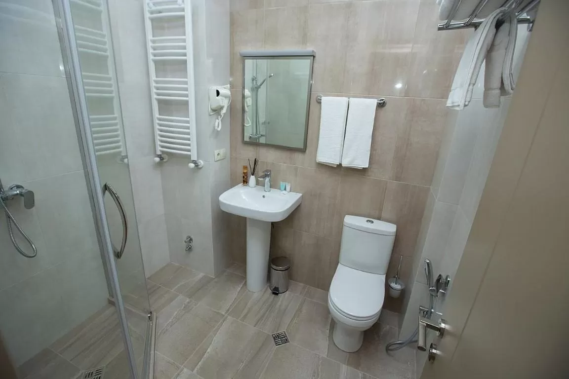 Bathroom in History Hotel Tbilisi