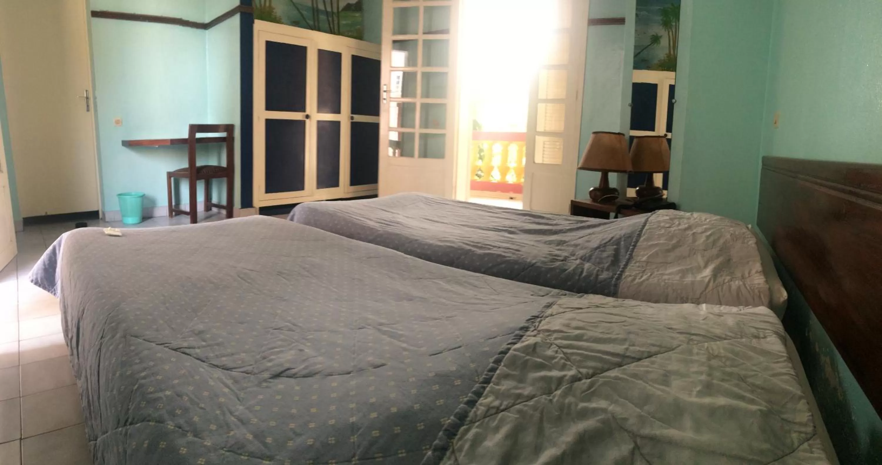 Bed in Hôtel Saint-Louis Sun Dakar