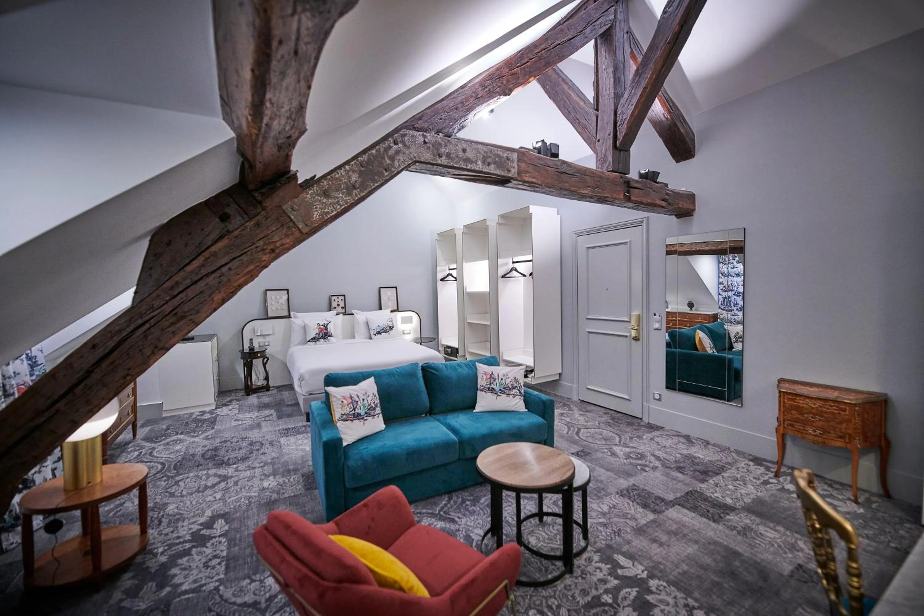 Bedroom in Normandy Le Chantier