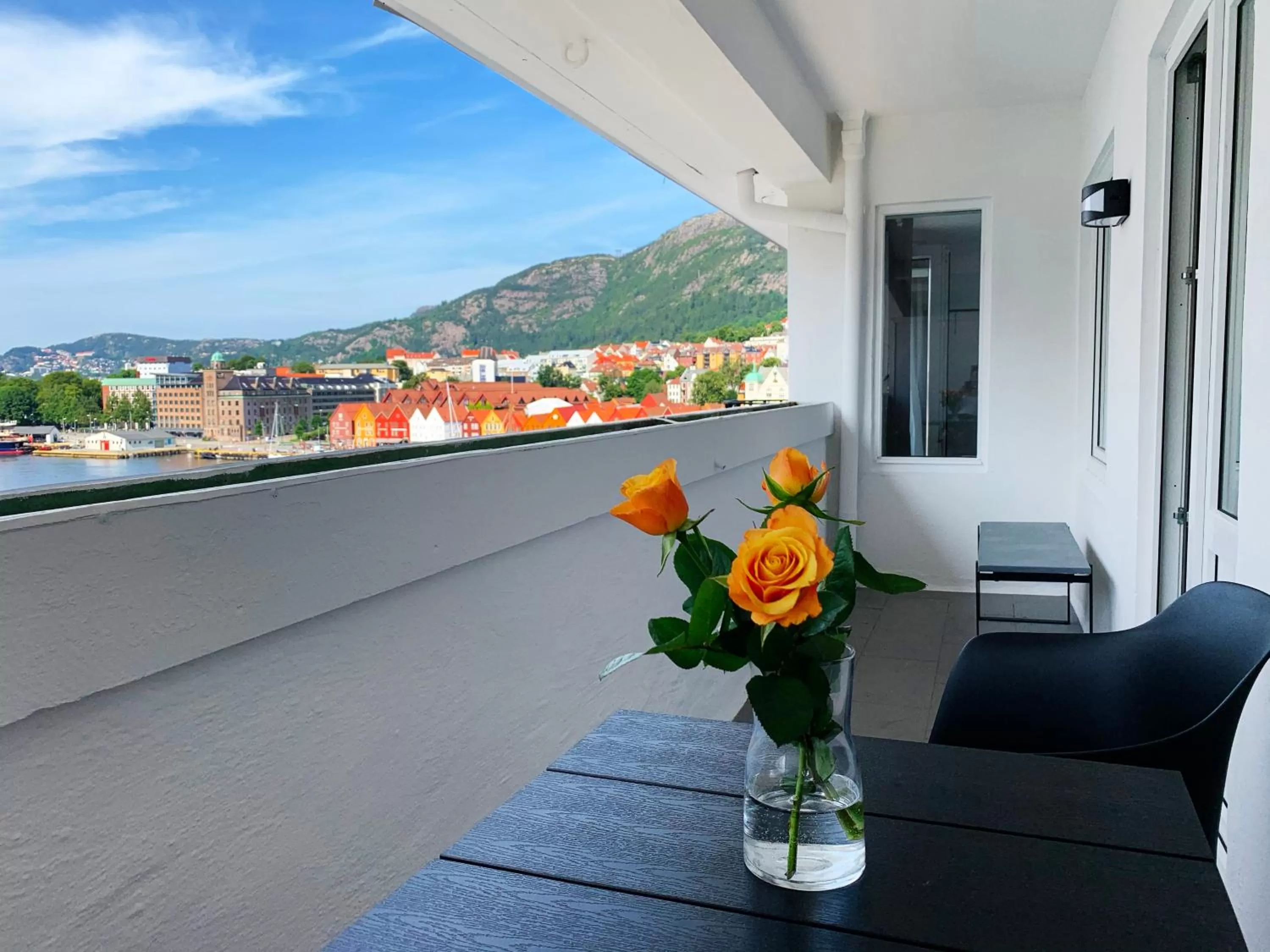 Patio in Magic Hotel & Apartments Kløverhuset