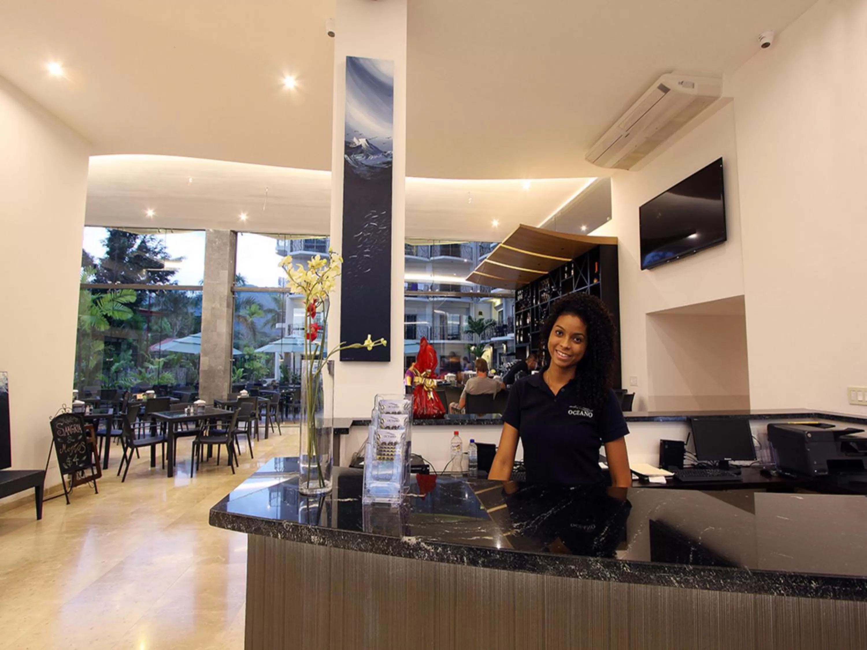 Lobby or reception in Oceano Boutique Hotel & Bistró