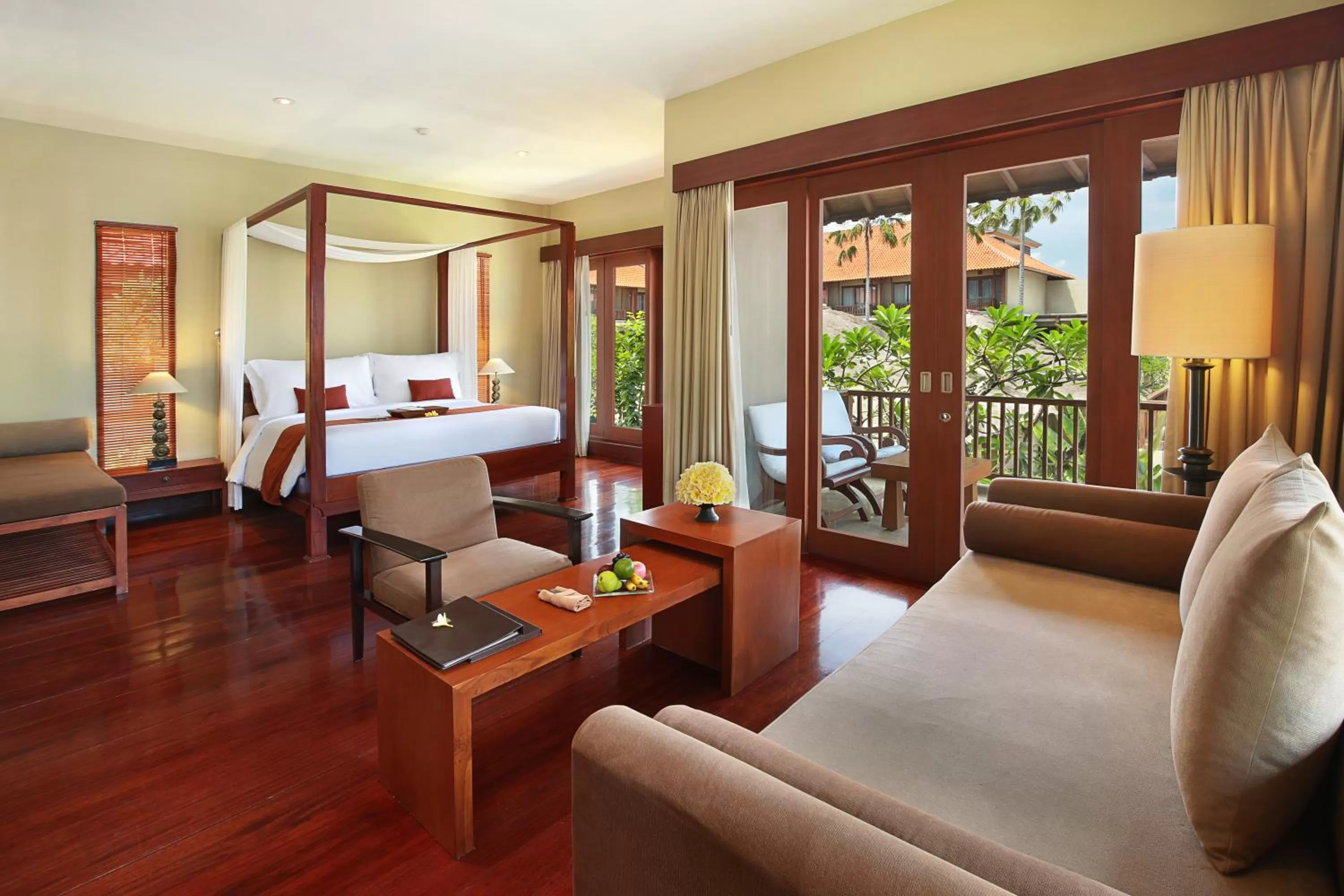 View (from property/room), Bed in Bali Niksoma Boutique Beach Resort