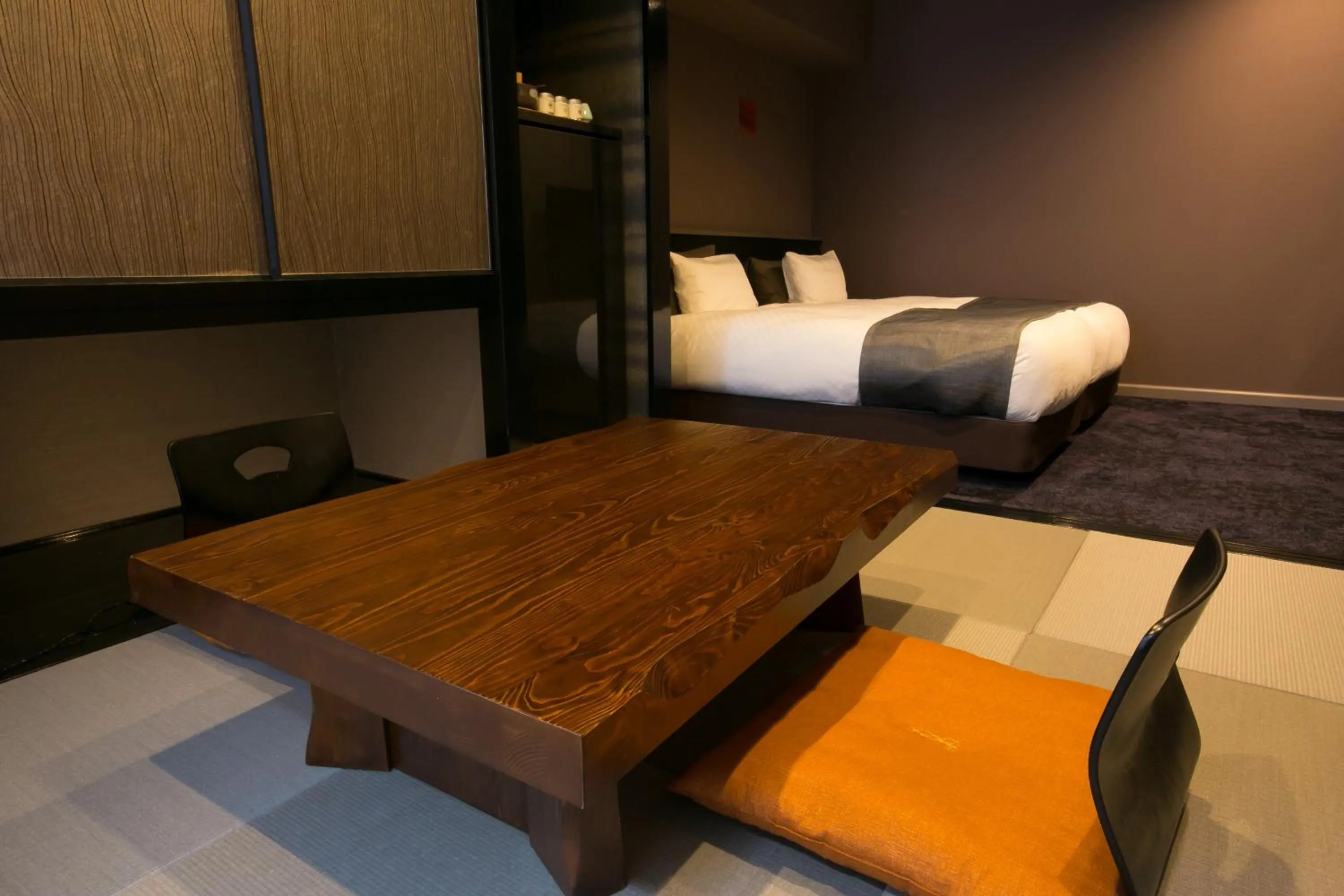 Bed in Hotel Banister Kyoto