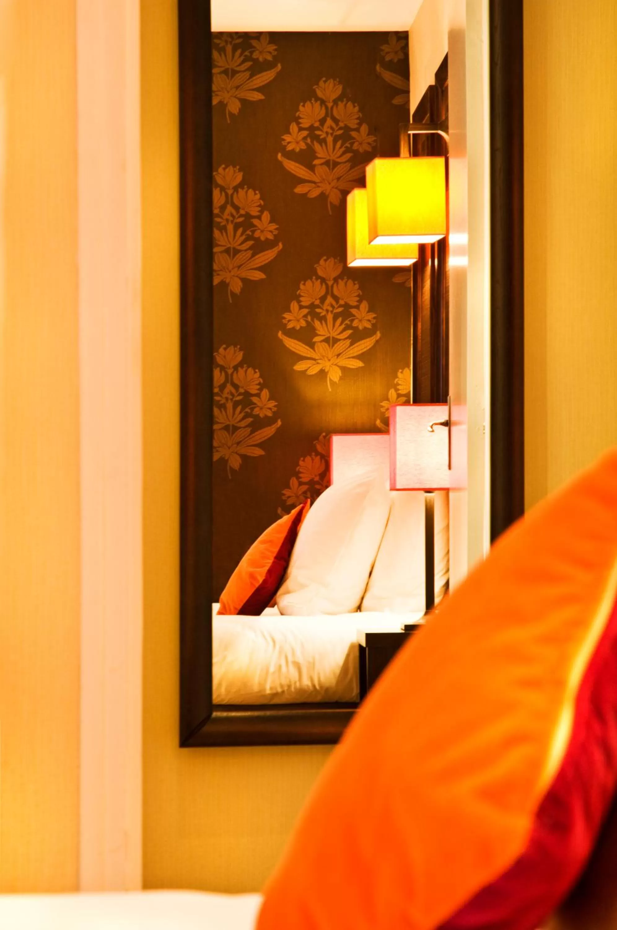 Decorative detail, Bed in Hotel Pax Opera