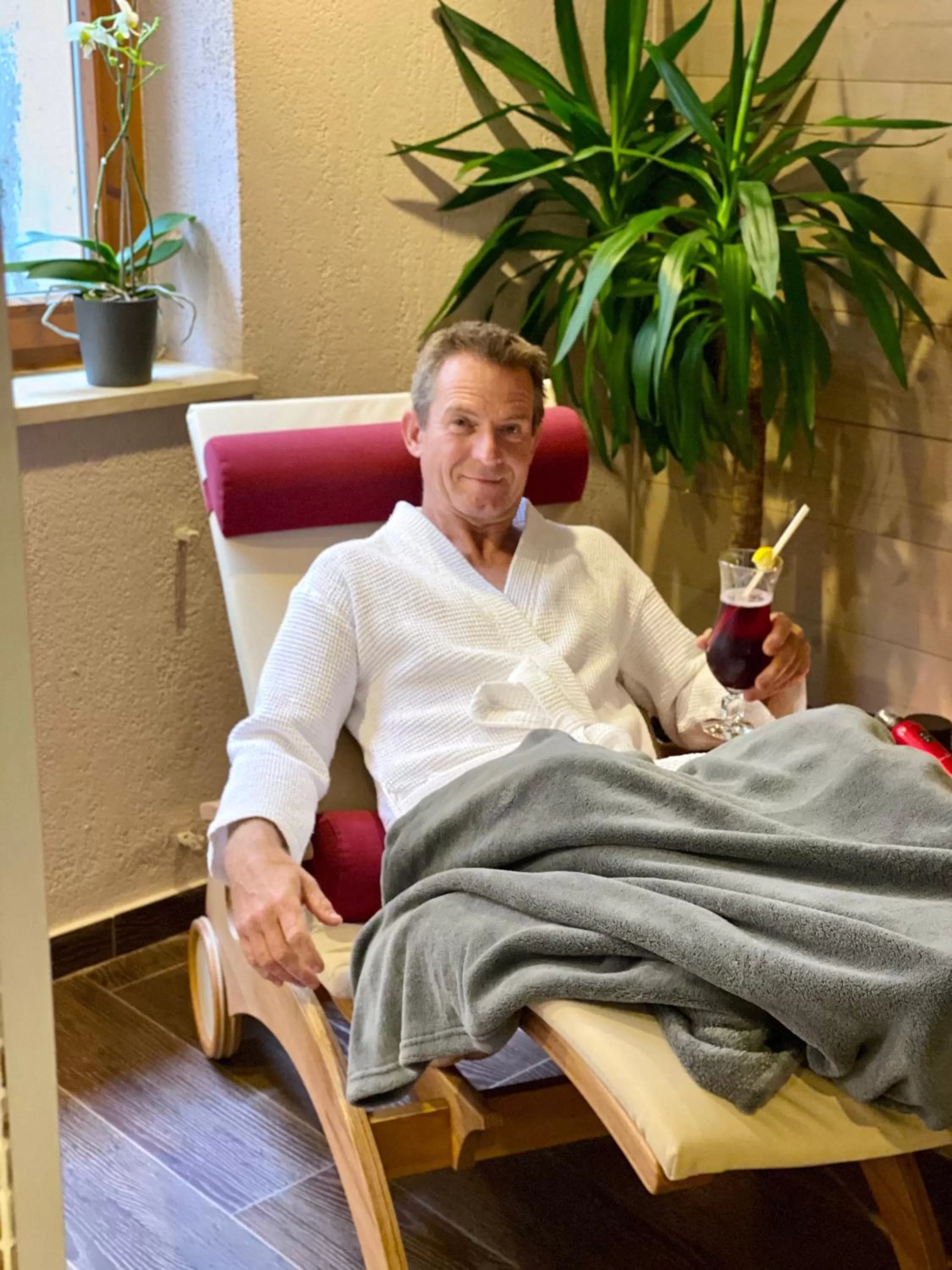 Sauna in Alpinhotel INzeller