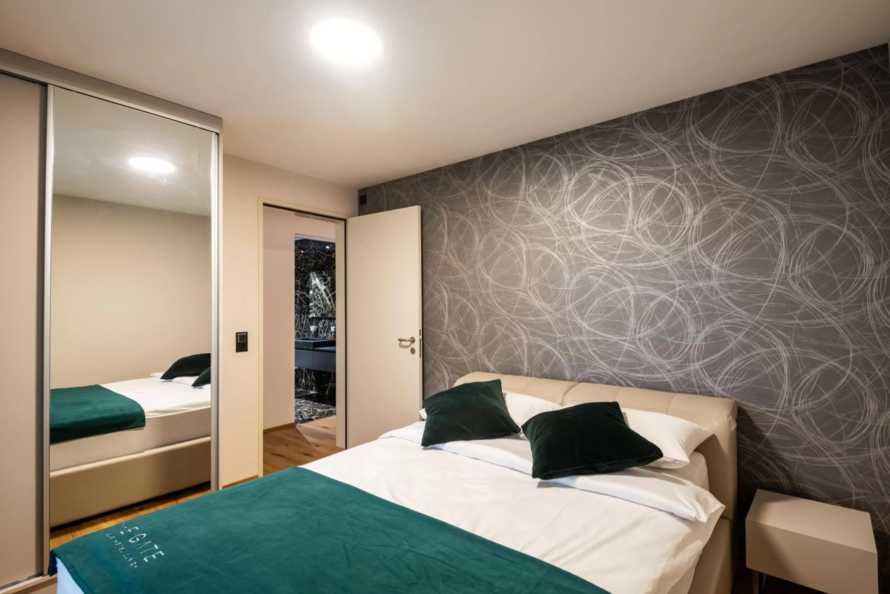 Bed in The Gate Boutique Hotel Zürich