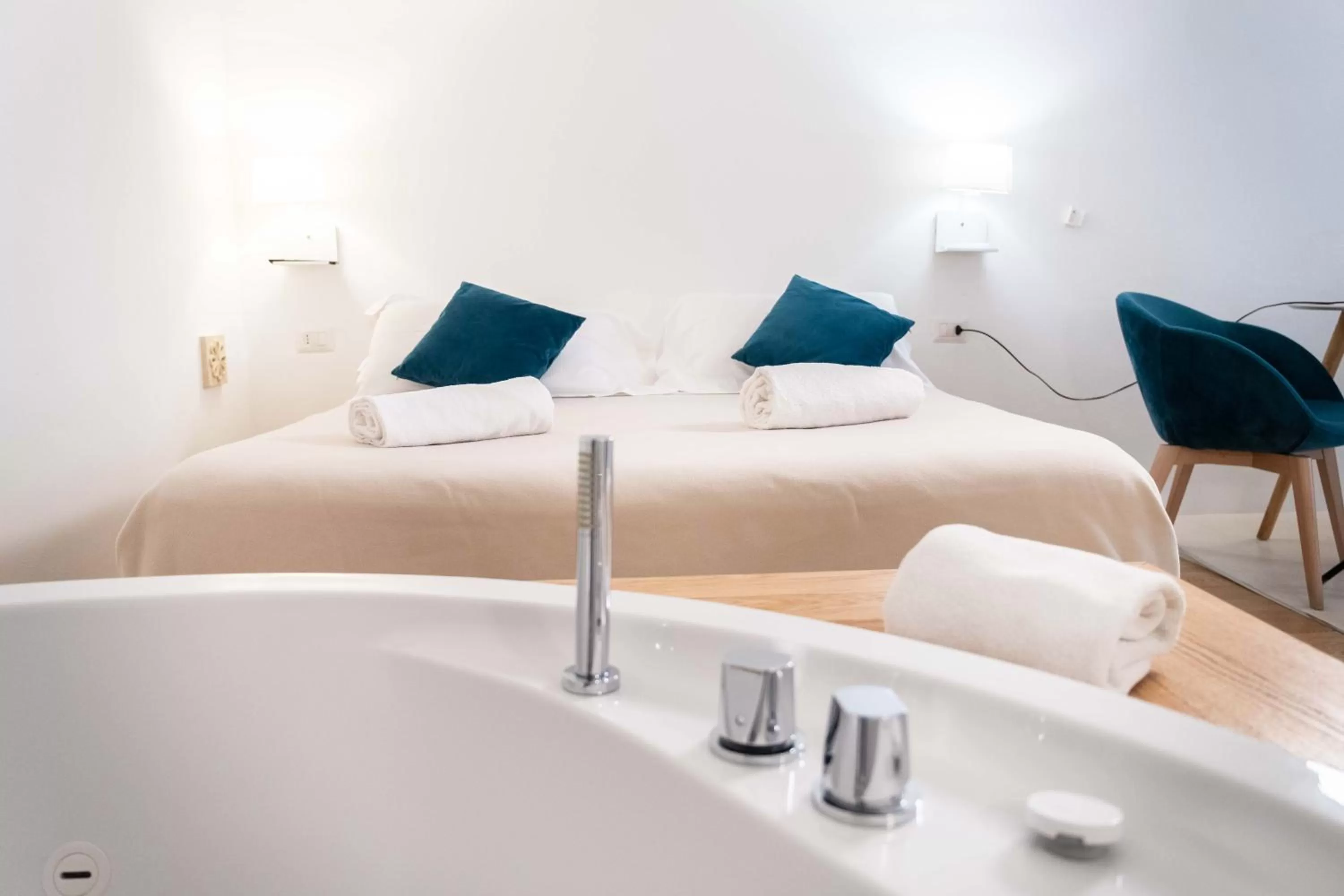 Bed in Dama Bianca Boutique Hotel Ostuni