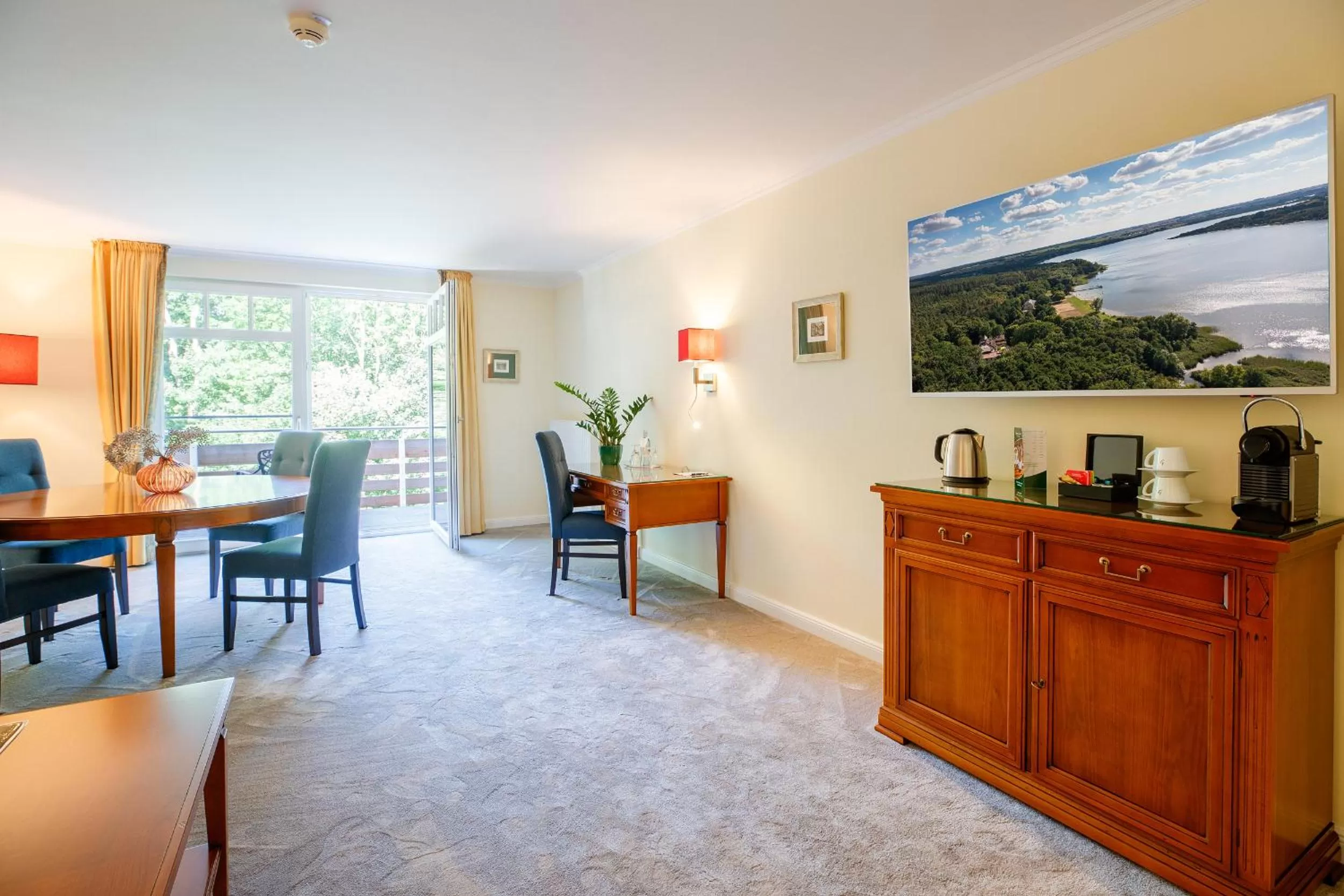 Living room in Kurhaus am Inselsee