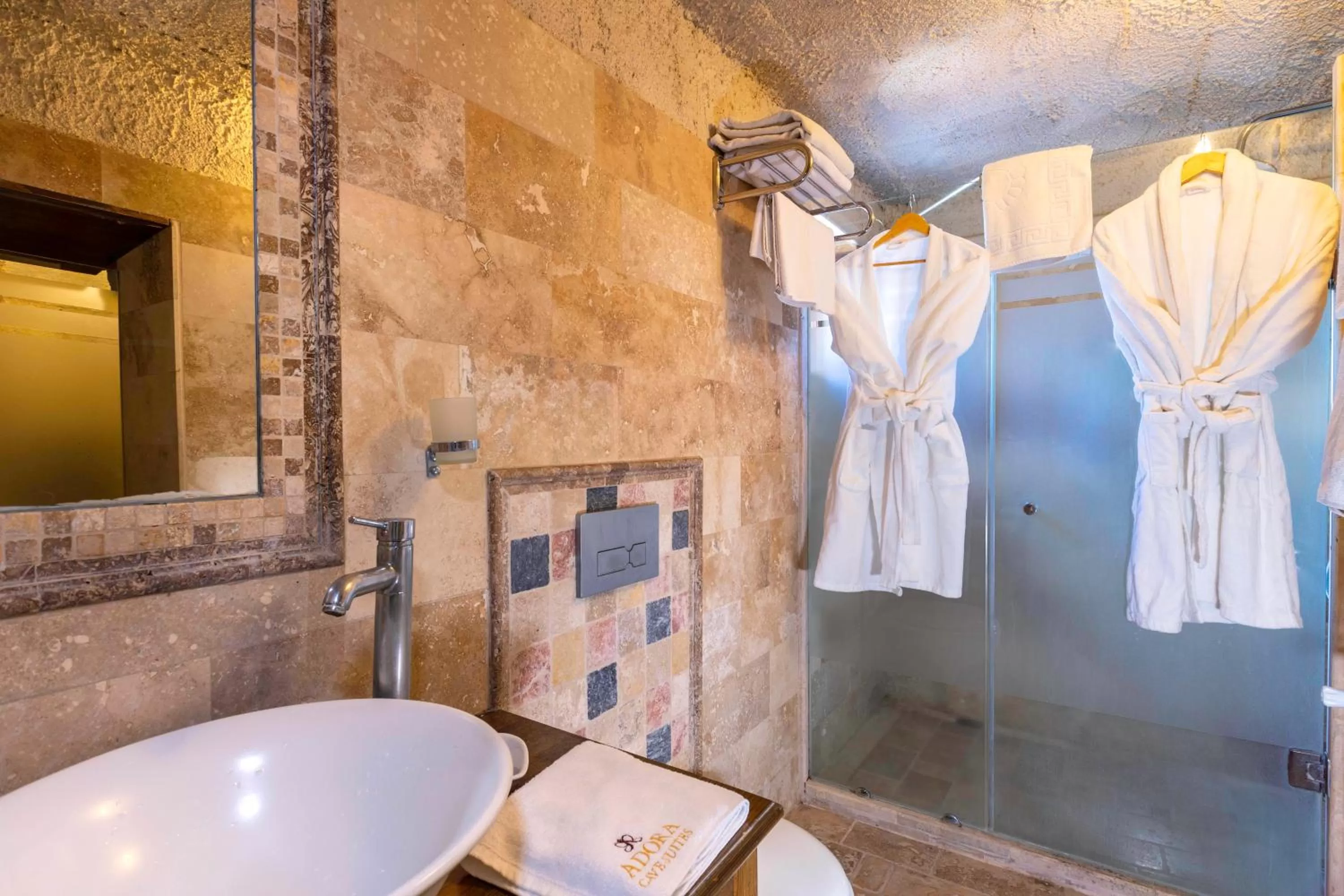 Bathroom in Adora Cave Suites -