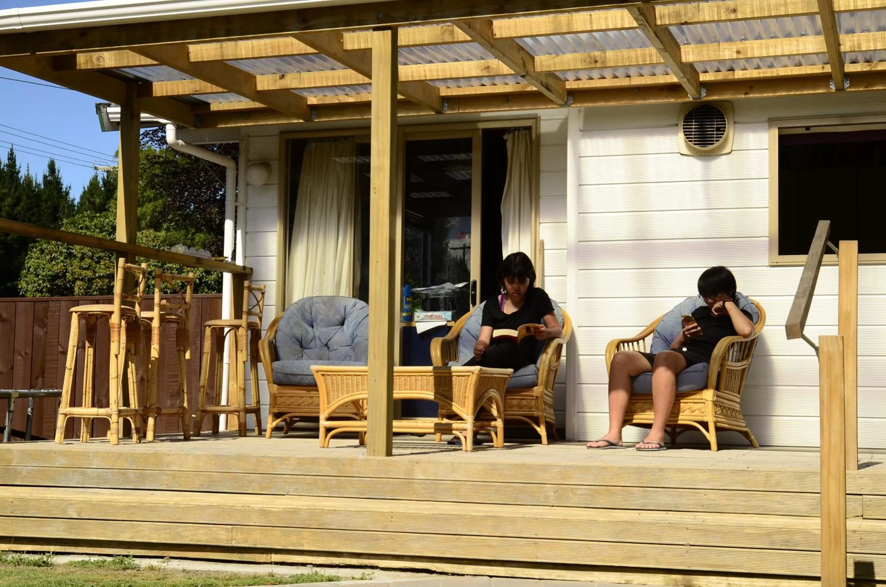 Balcony/Terrace in Tony's Lodge
