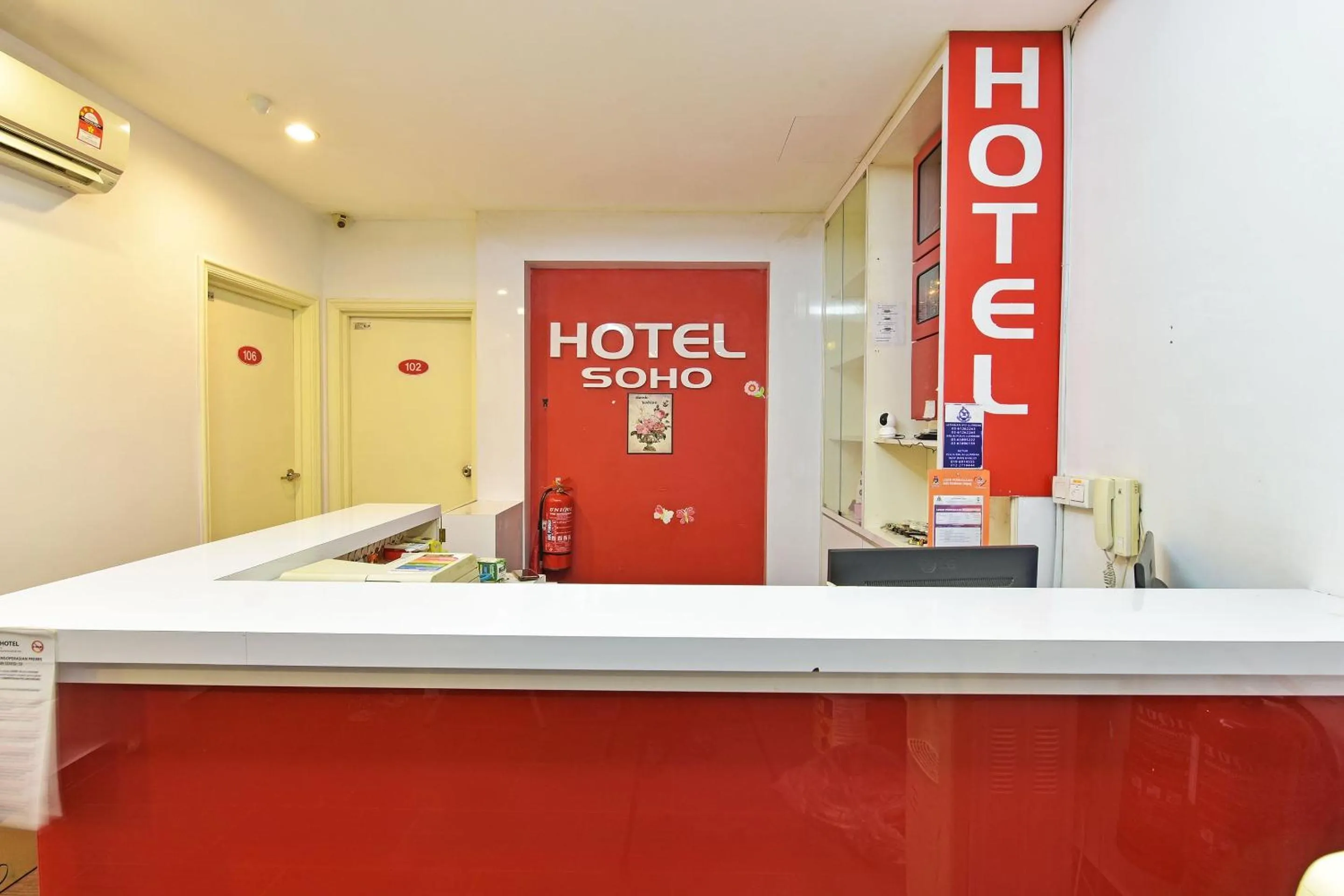 Lobby or reception, Lobby/Reception in OYO 90853 New Soho Hotel