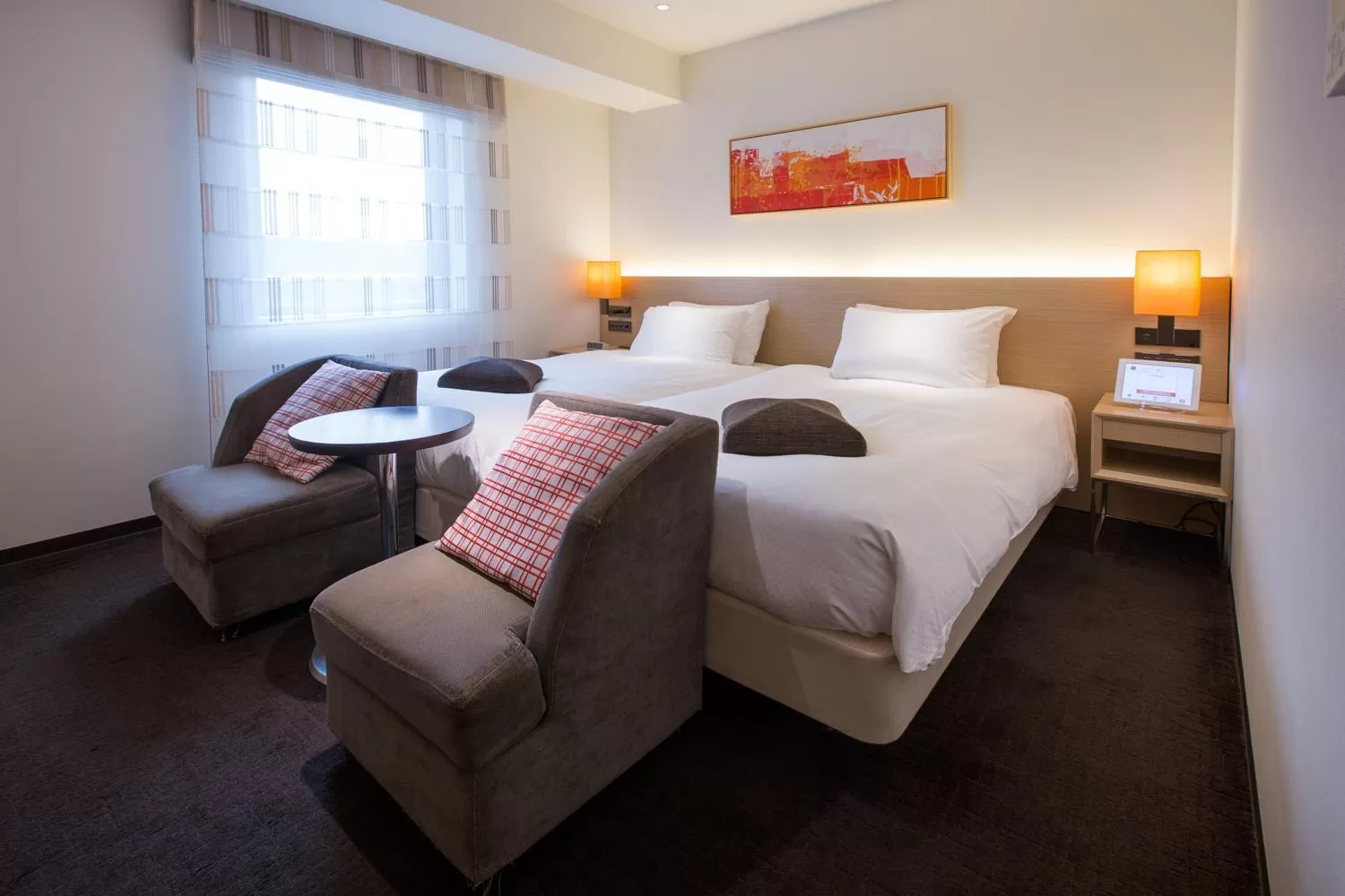 Bed in HOTEL FORZA HAKATAEKI CHIKUSHI-GUCHI Ⅰ