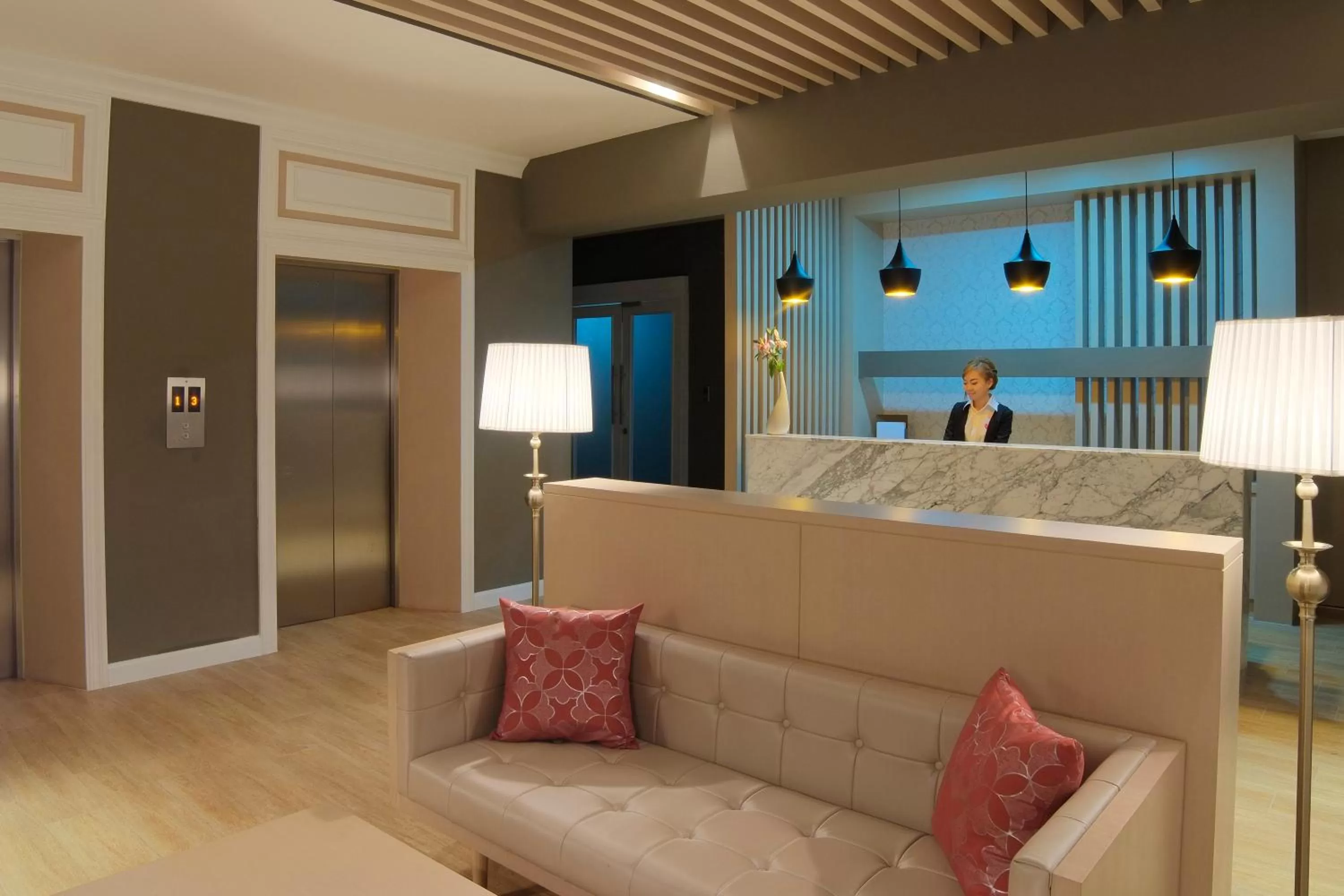 Lobby or reception in The Raya Surawong Bangkok