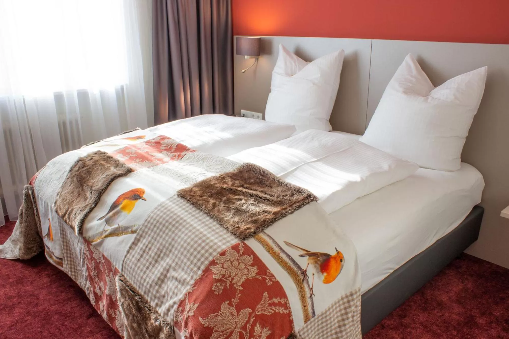 Photo of the whole room, Bed in Hotel zum Fischer