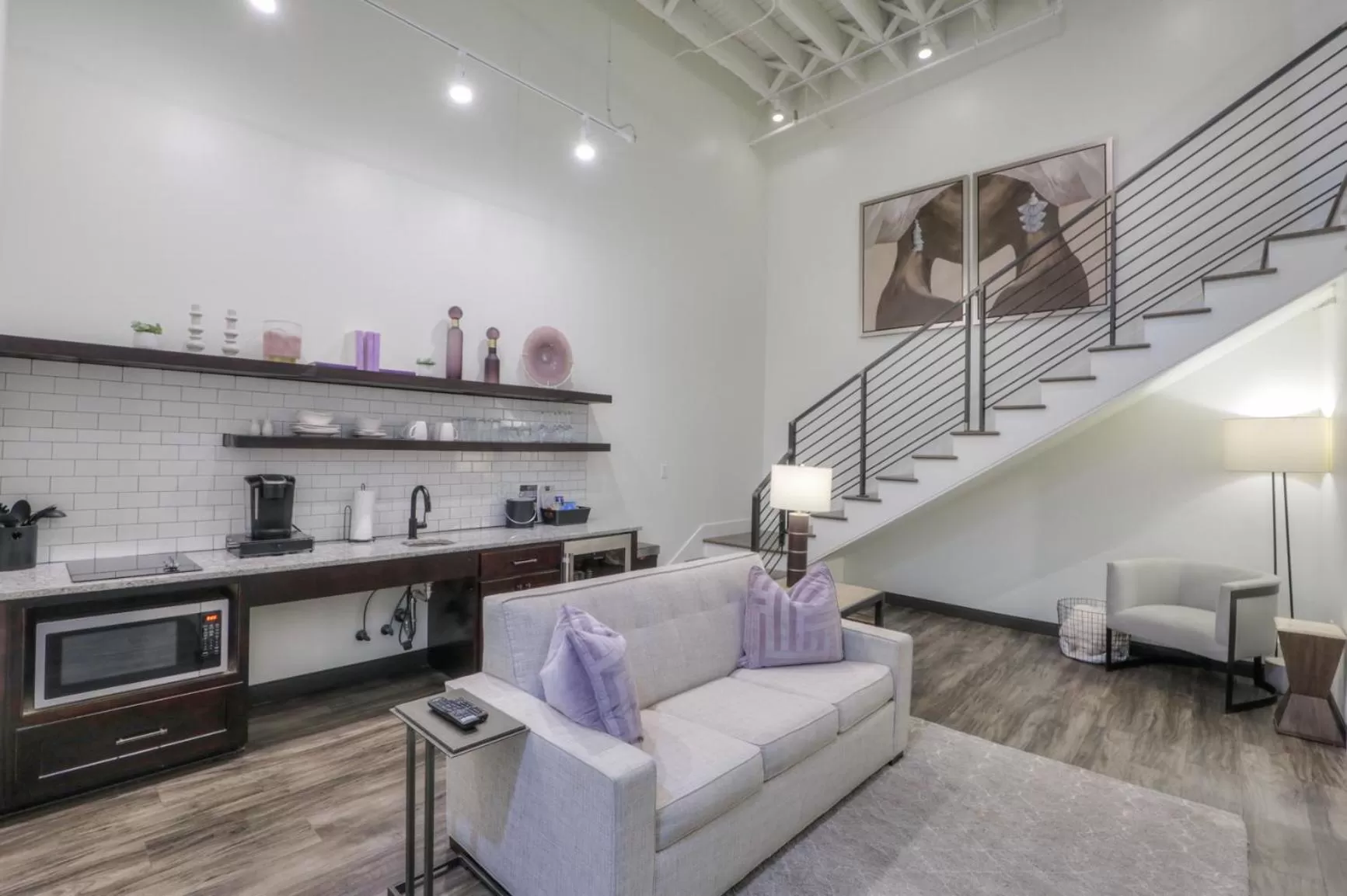 Kitchen or kitchenette in Studio 154 Hotel